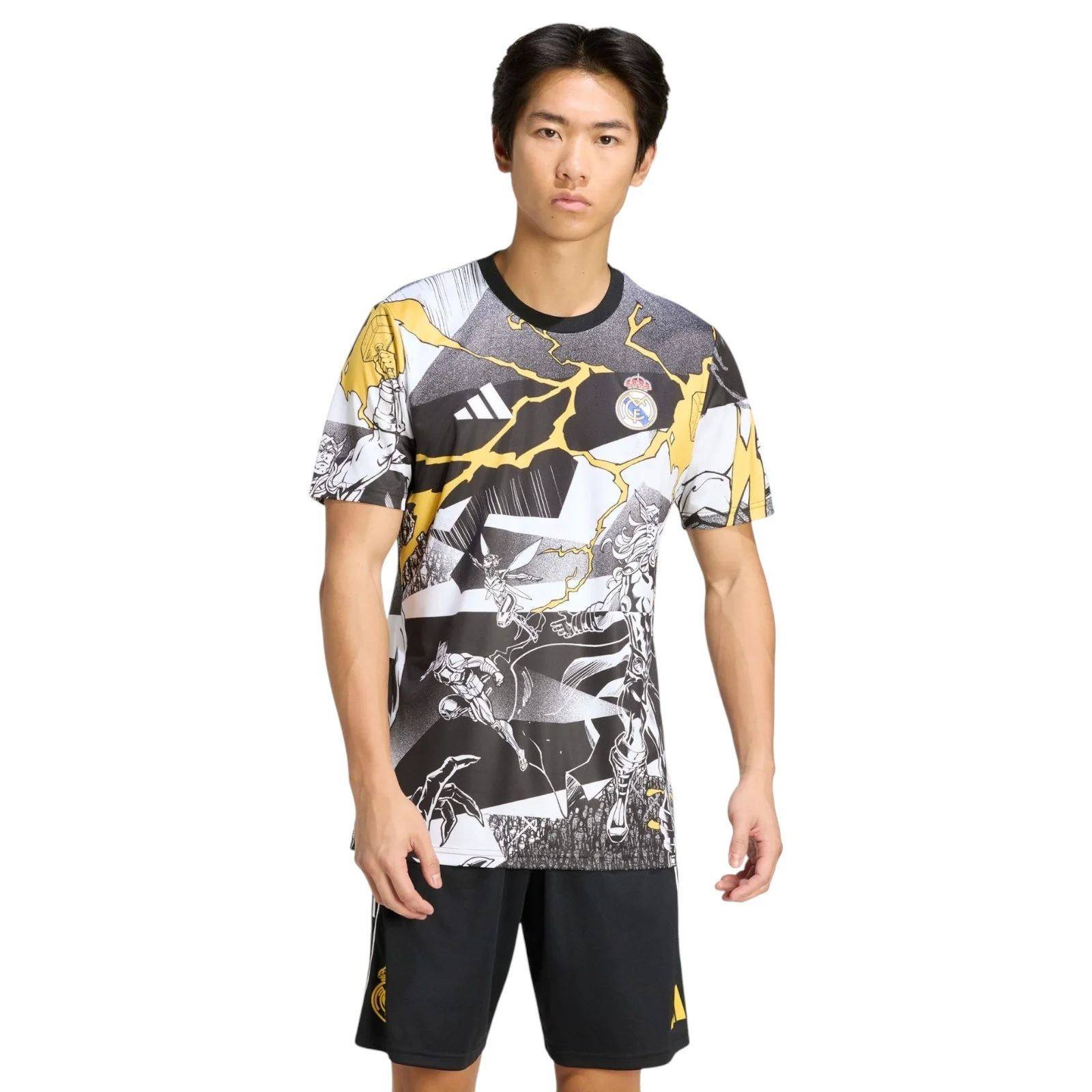 adidas Real Madrid 2025/26 Avengers Mens Pre-Match Jersey - Image 3