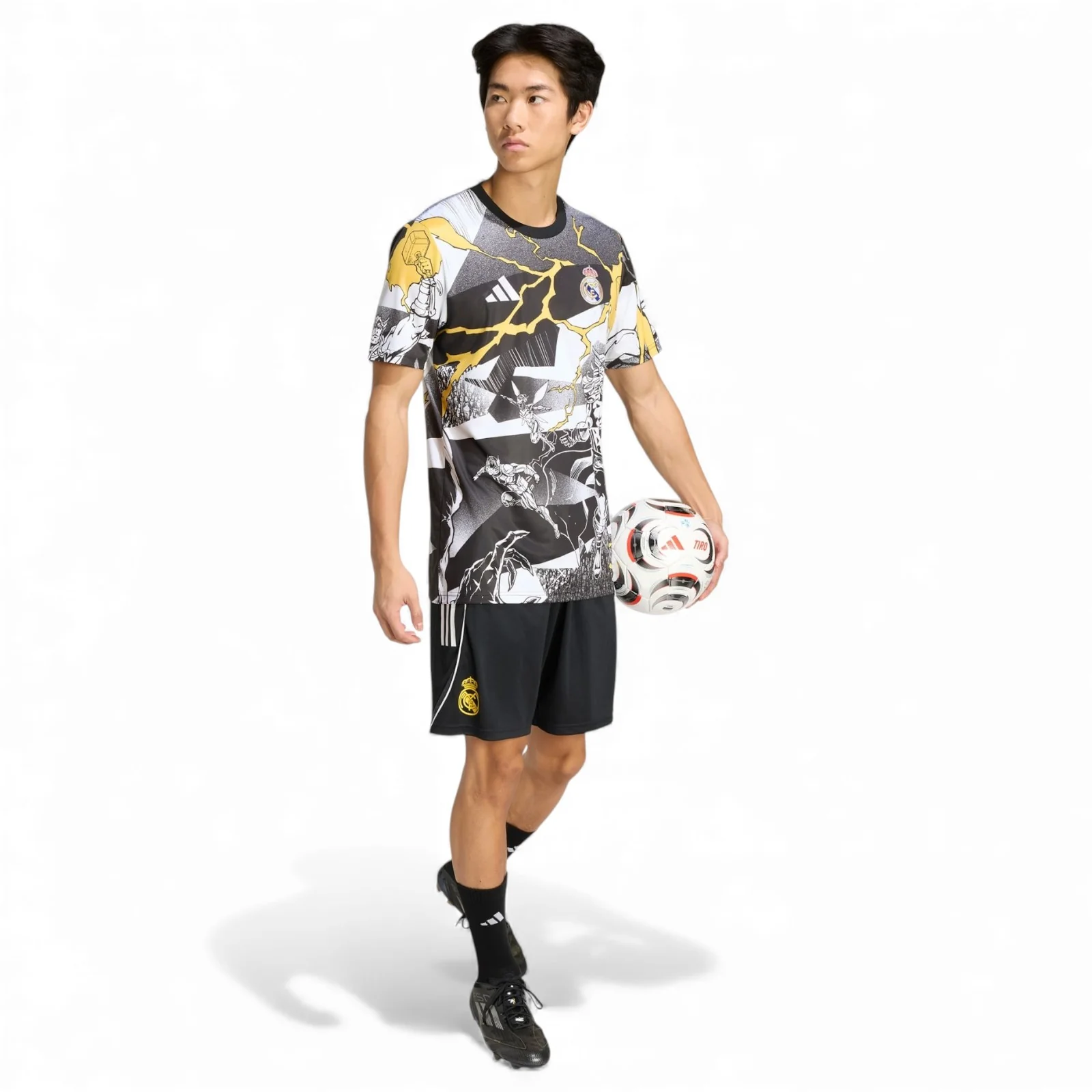 adidas Real Madrid 2025/26 Avengers Mens Pre-Match Jersey - Image 7