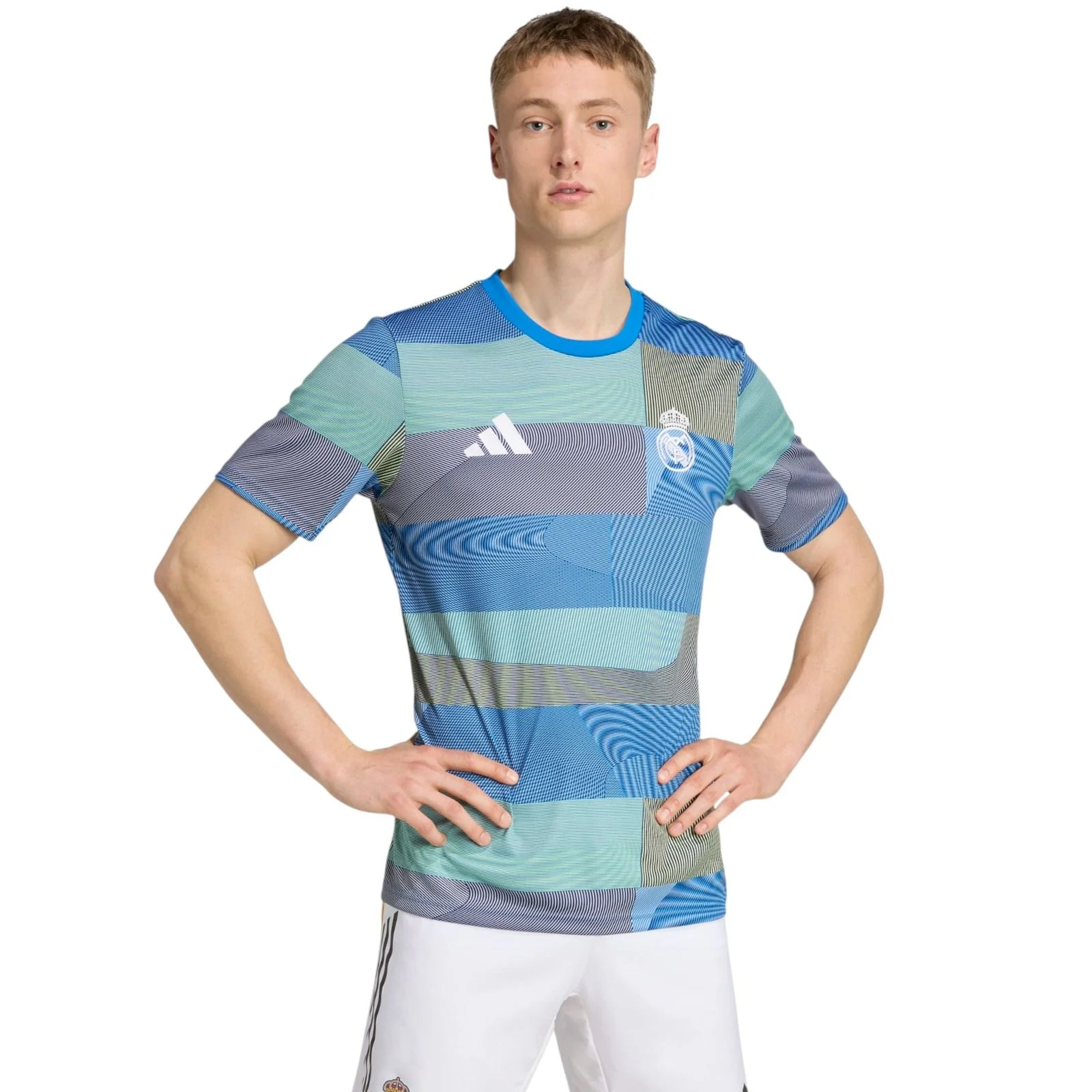 adidas Real Madrid Football 2025/26 Adults Pre-Match Jersey - Image 3