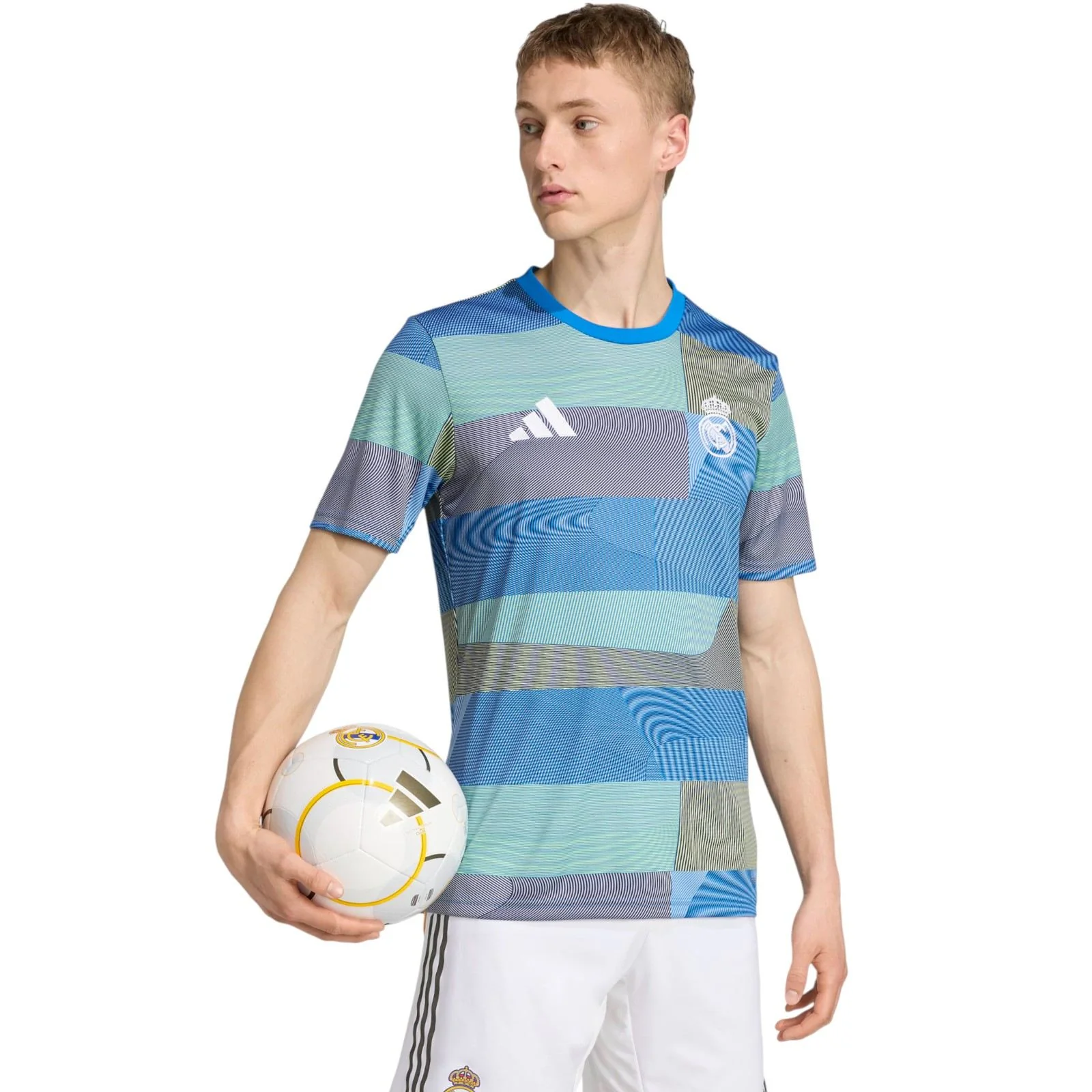 adidas Real Madrid Football 2025/26 Adults Pre-Match Jersey - Image 5