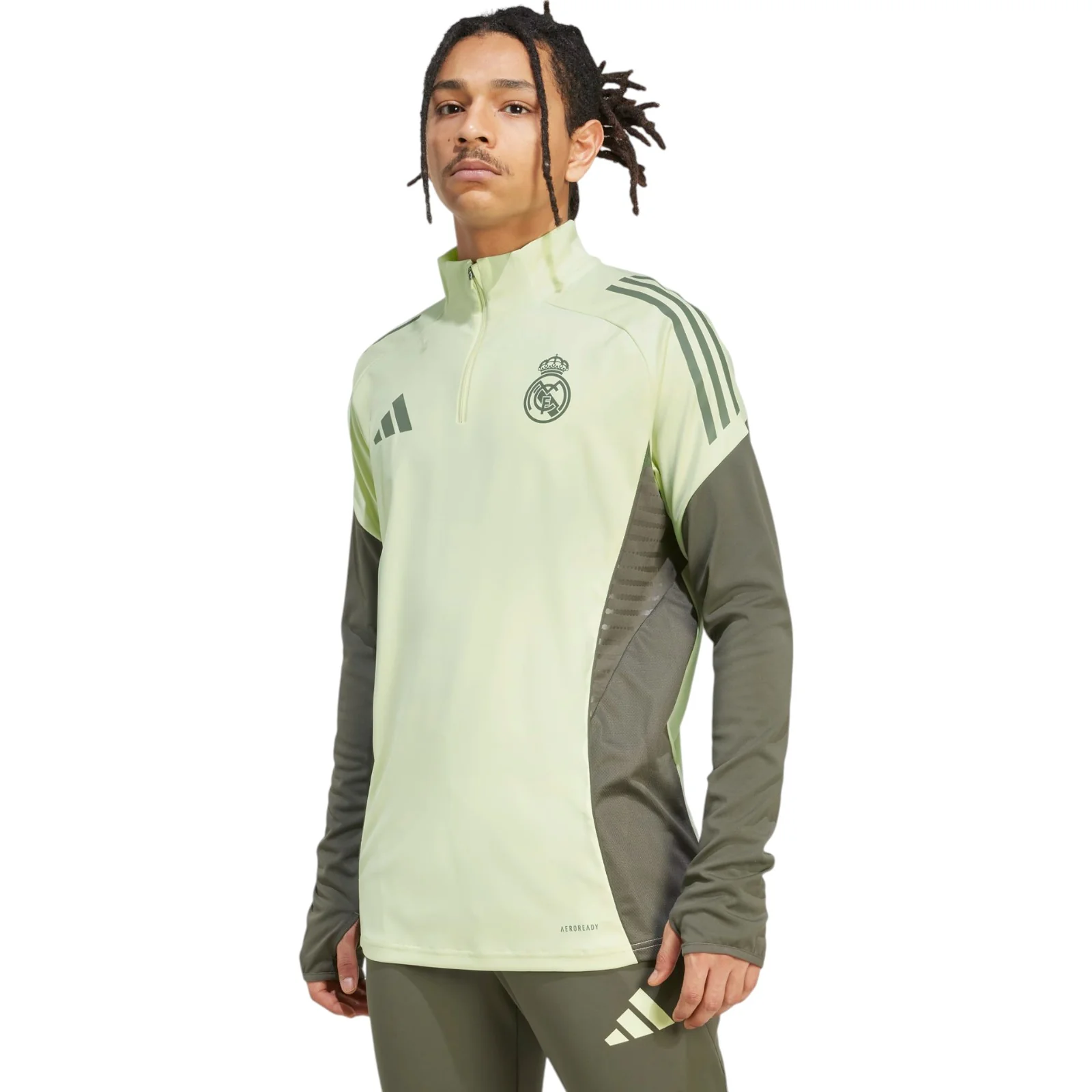 adidas Real Madrid Football 2025/26 Adults Half-Zip Top - Image 3