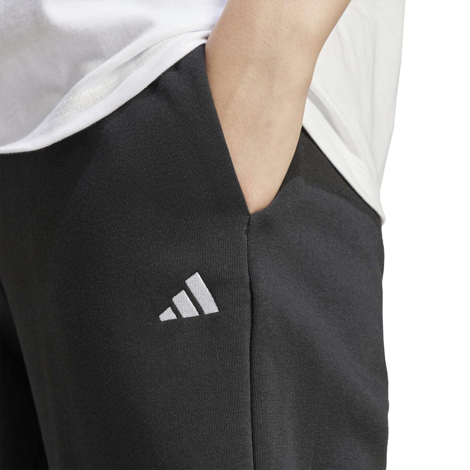 adidas Open Hem Womens Mid-Rise Fleece Training Pant - Image 4