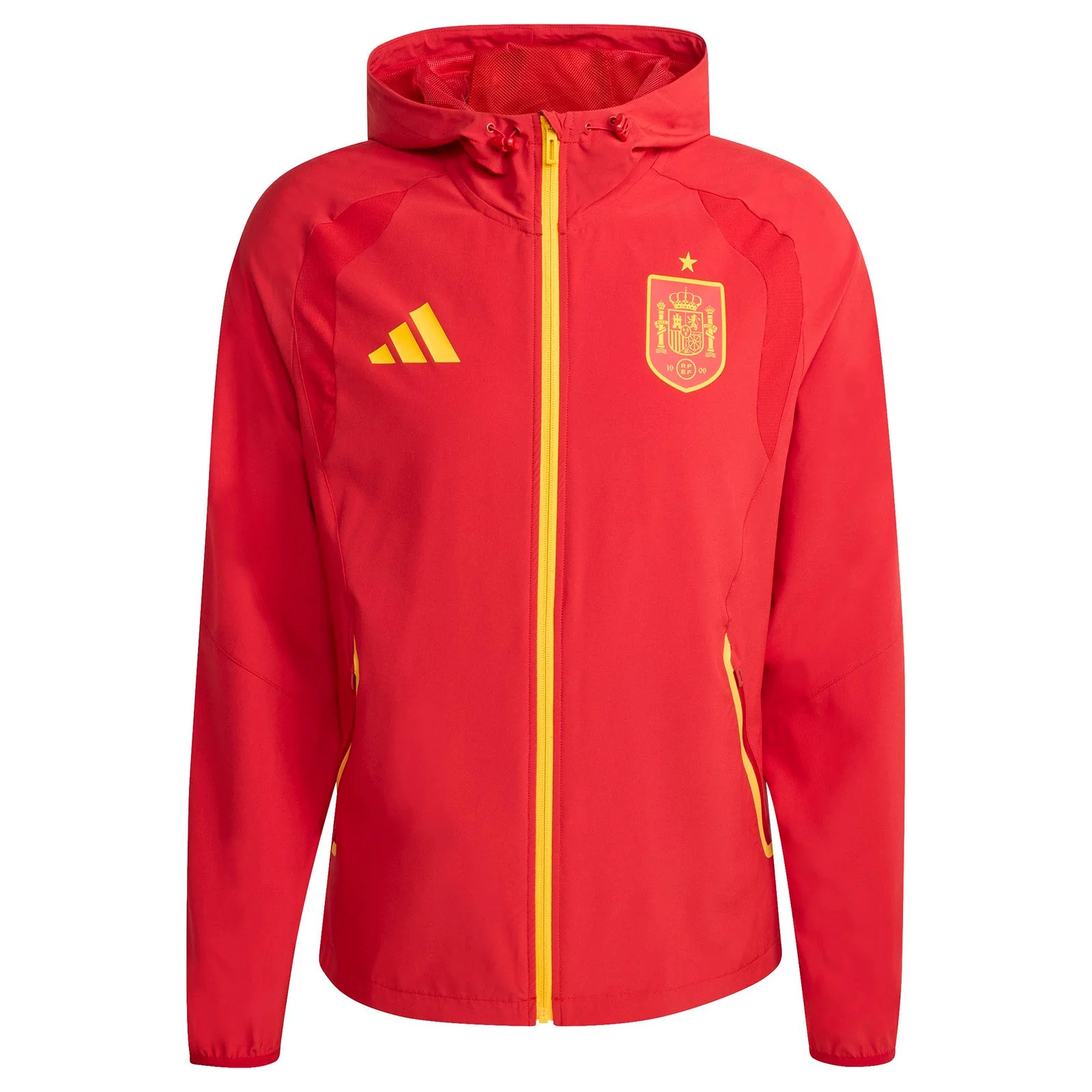 adidas Spain Football World Cup 2026 Adult Windbreak Jacket - Image 5
