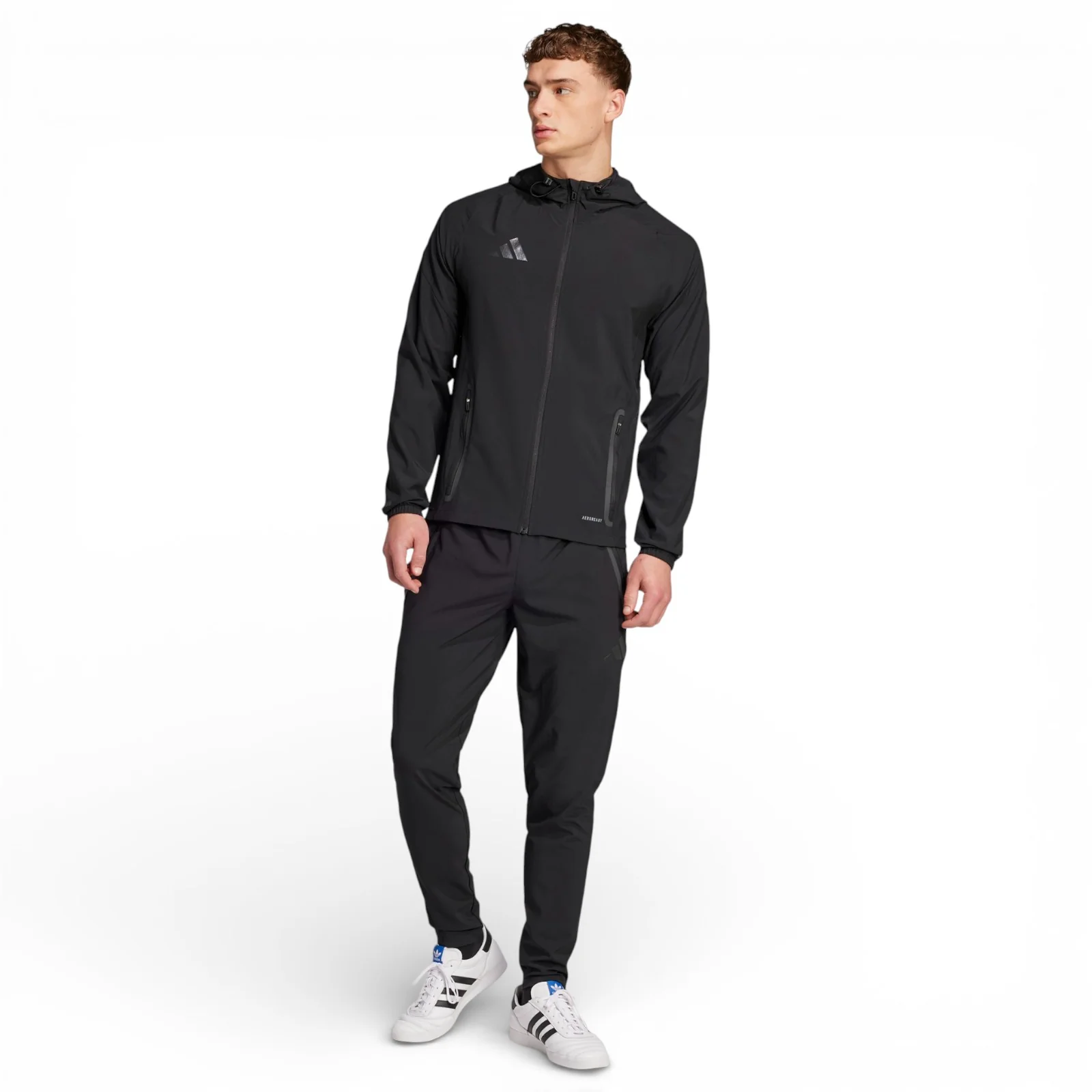adidas Tiro Football 2025 Mens Full-Zip Tech Travel Jacket - Image 7
