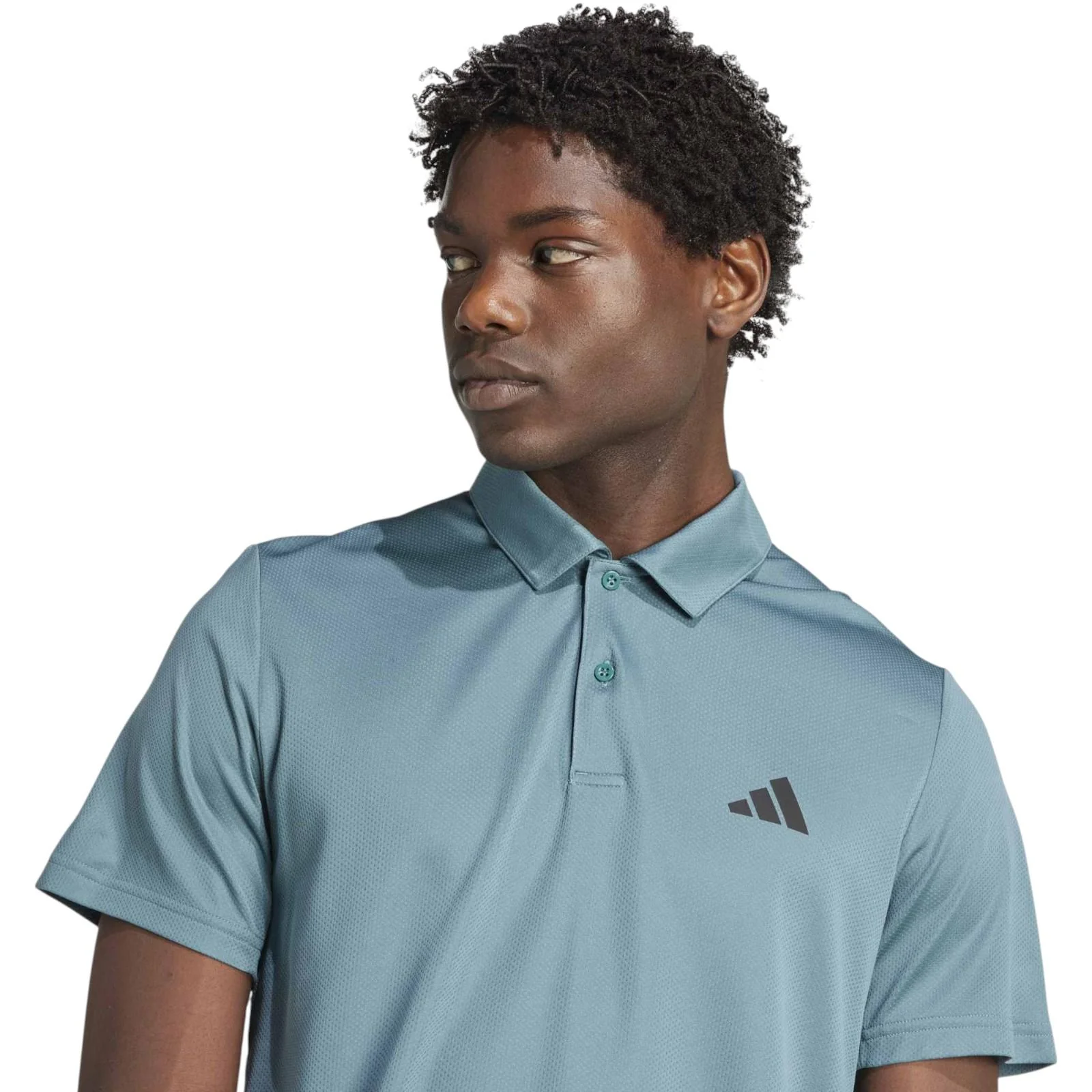 adidas Train Essentials Mens Short-Sleeved Polo Shirt - Image 3