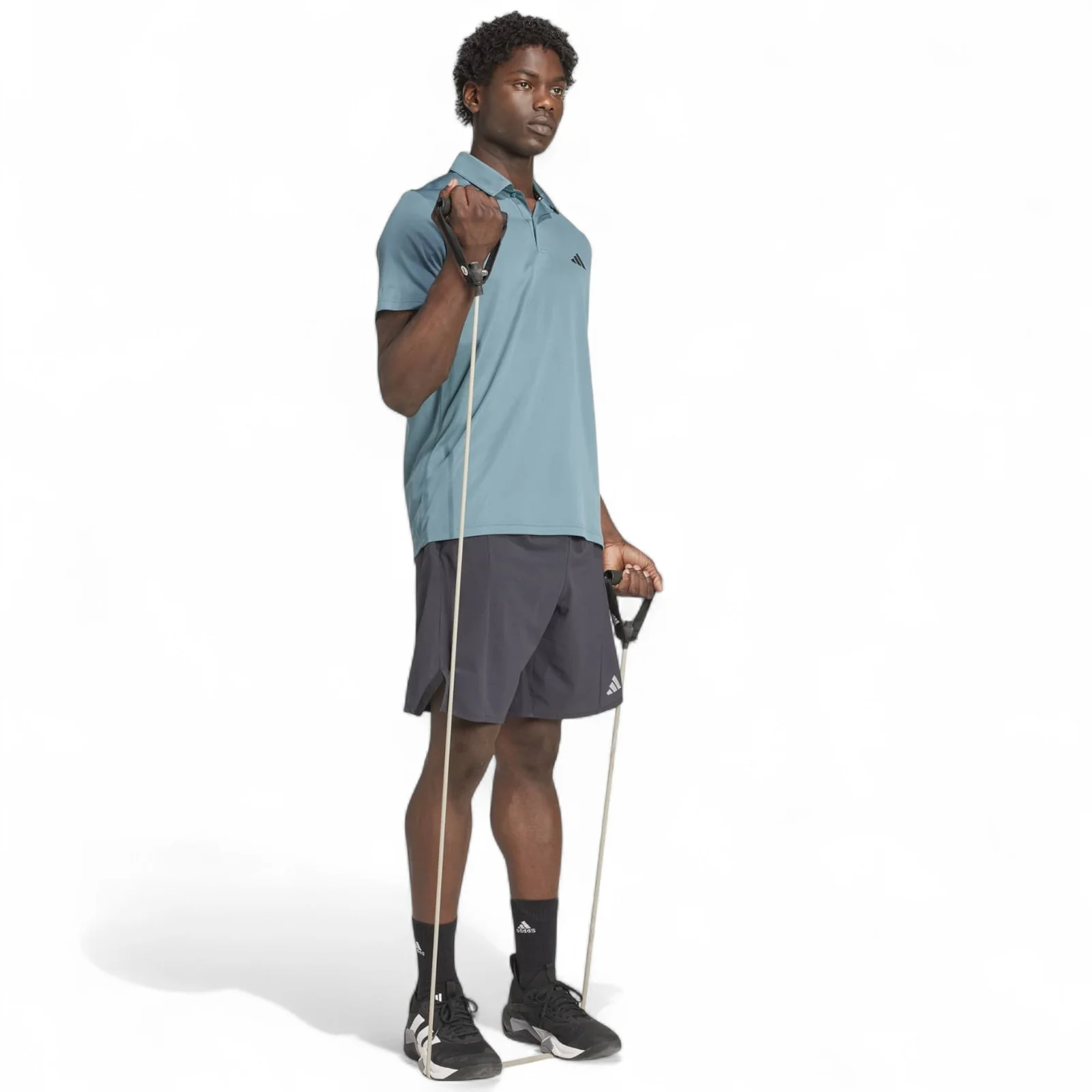 adidas Train Essentials Mens Short-Sleeved Polo Shirt - Image 6