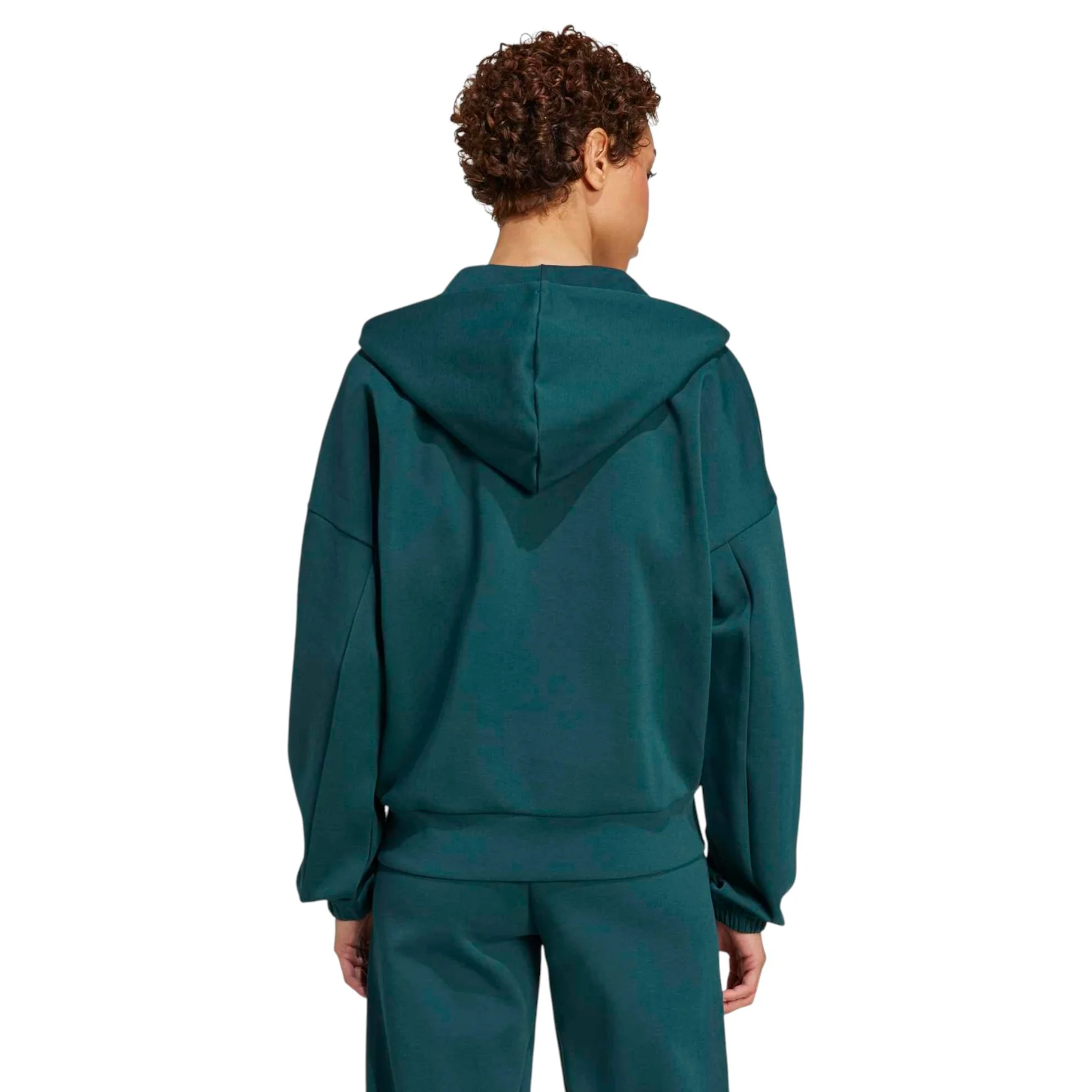 adidas Future Icons Small Logo Womens Full-Zip Hoodie - Image 2