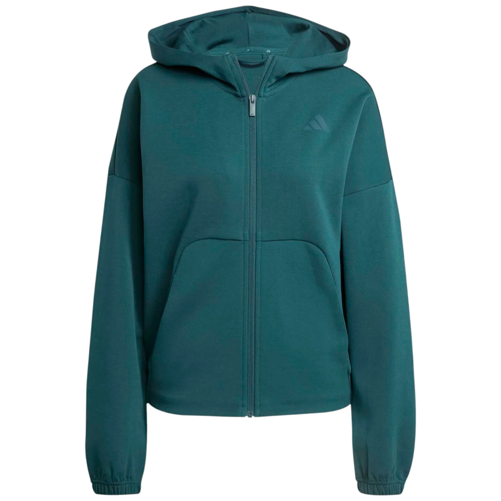 adidas Future Icons Small Logo Womens Full-Zip Hoodie - Image 5