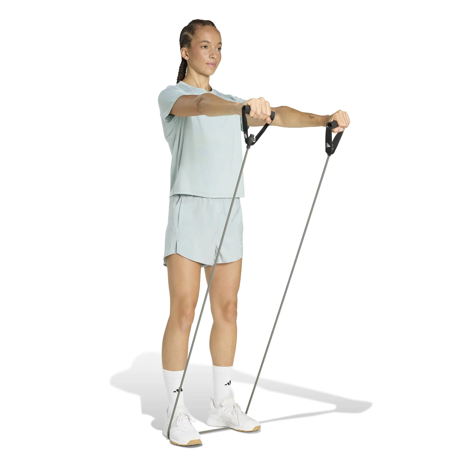 adidas Workout Essentials 2in1 Womens Regular-Fit Shorts - Image 5