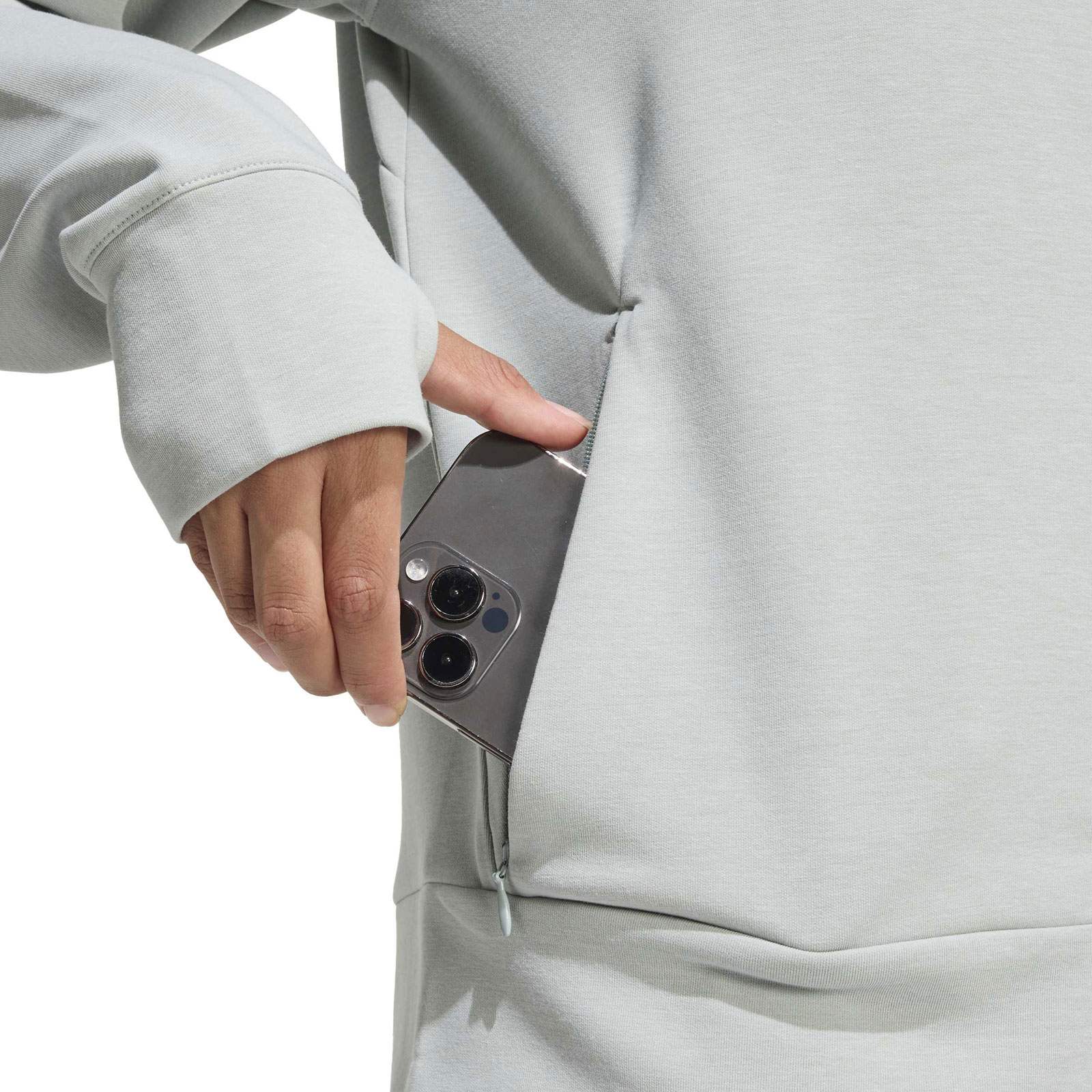 adidas Designed 4 Training Womens Full-Zip Hooded Sweatshirt - Image 4