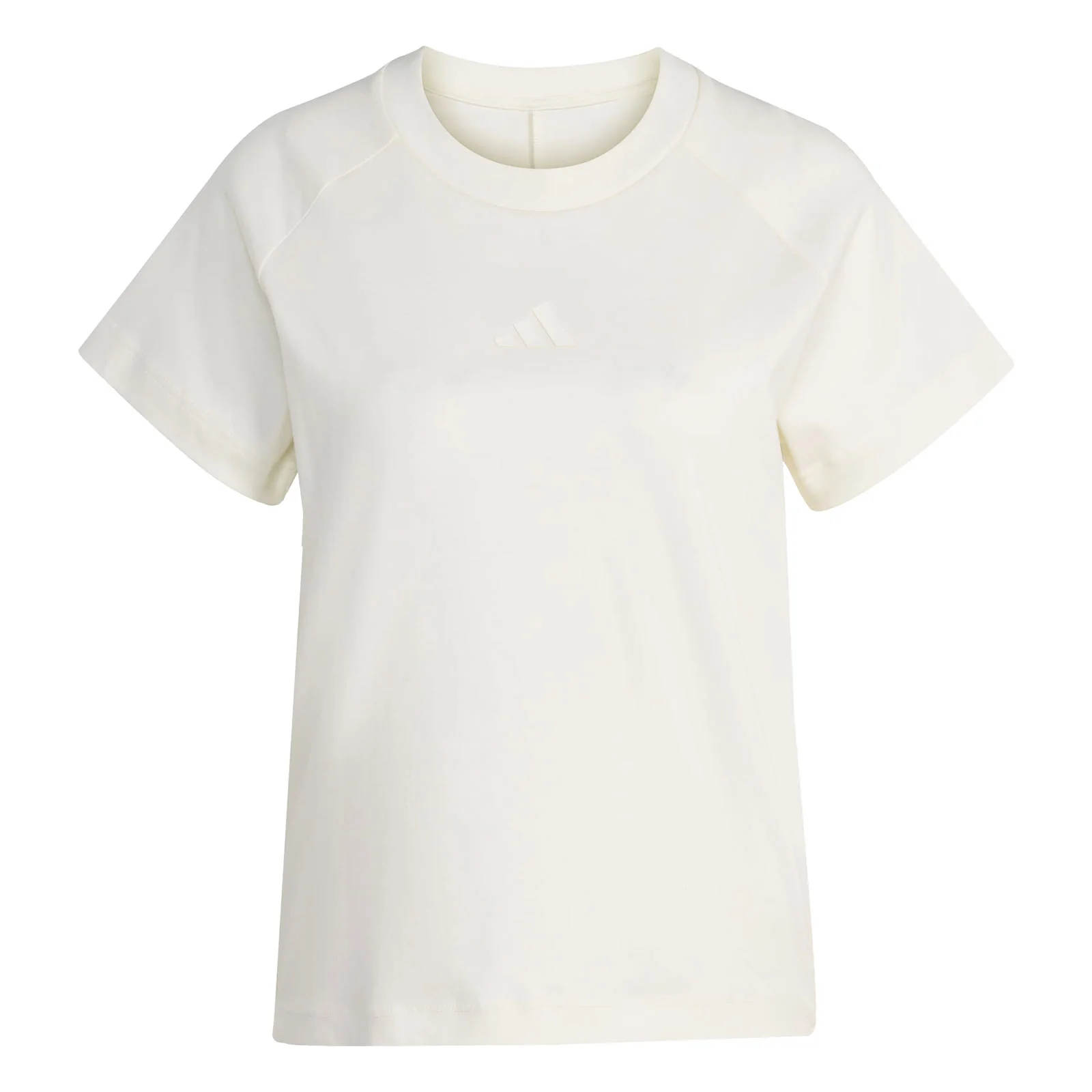 Adidas Soft Lux Womens Regular-Fit Cotton T-Shirt - Image 6