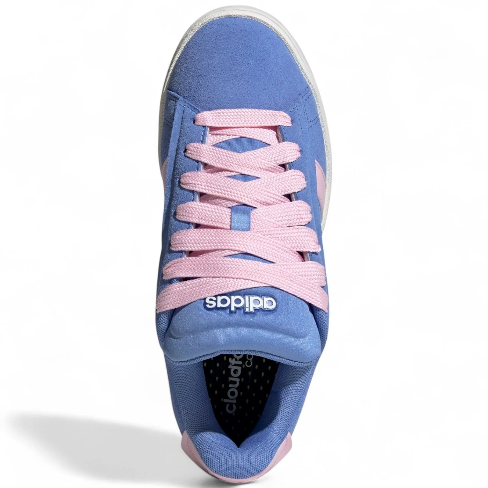 adidas Womens GRAND COURT ALPHA 00s Blue - Image 3