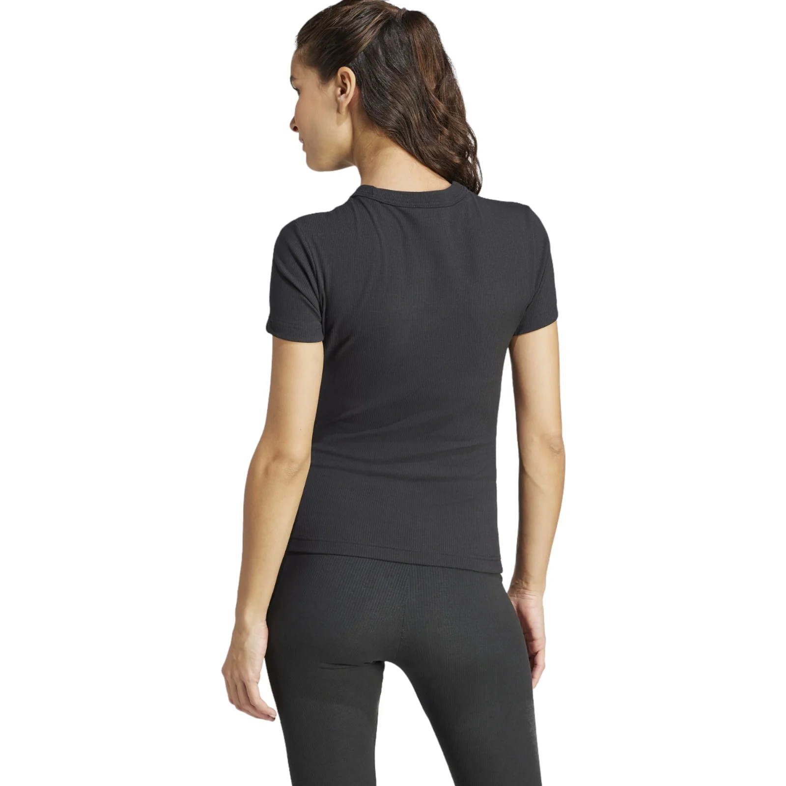adidas Womens Short Sleeved Maternity T-Shirt - Image 3