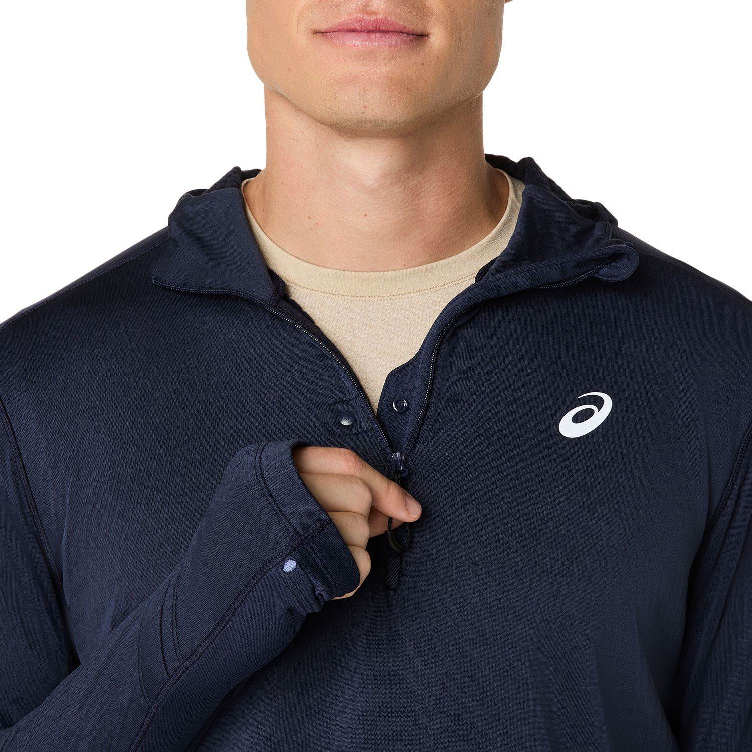 Asics Road Winter Mens Long Sleeve Hoodie - Image 4