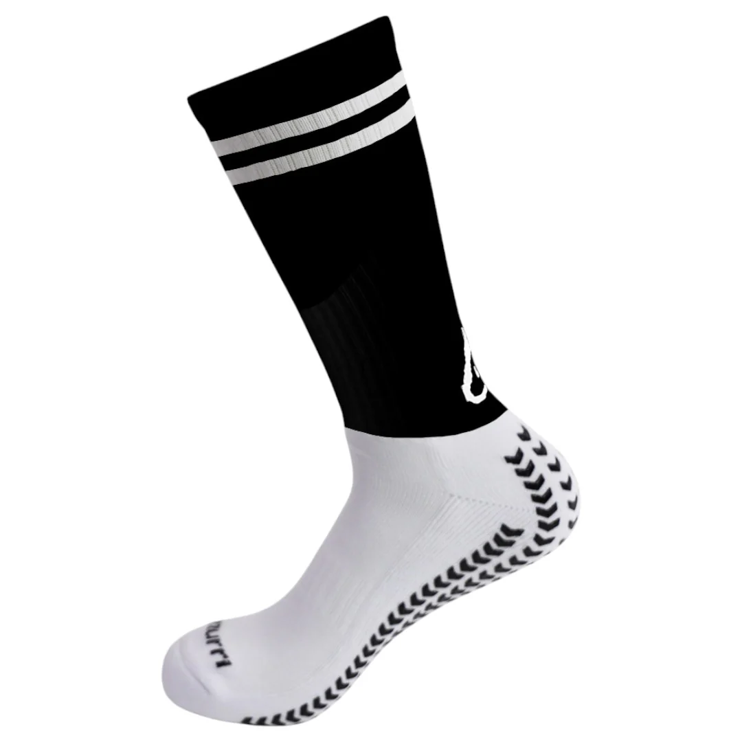 Azzurri Kids Grip Tech Socks - Black/White
