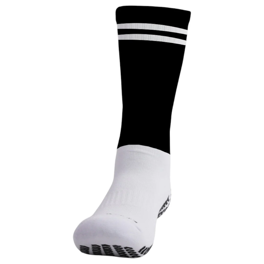 Azzurri Kids Grip Tech Socks - Black/White - Image 3
