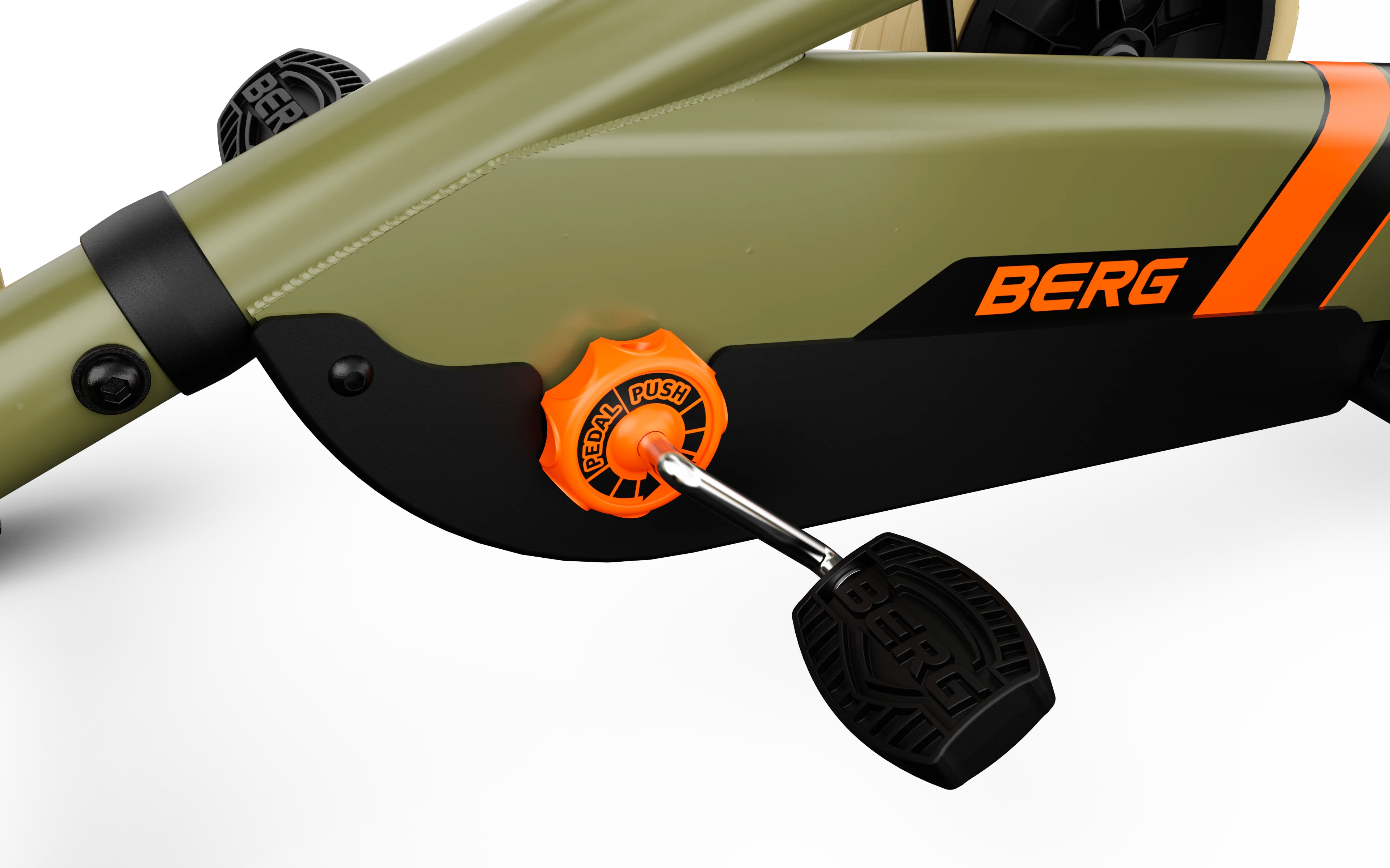 BERG Buzzy Retro 2-in-1 Green Go-Kart - Image 4