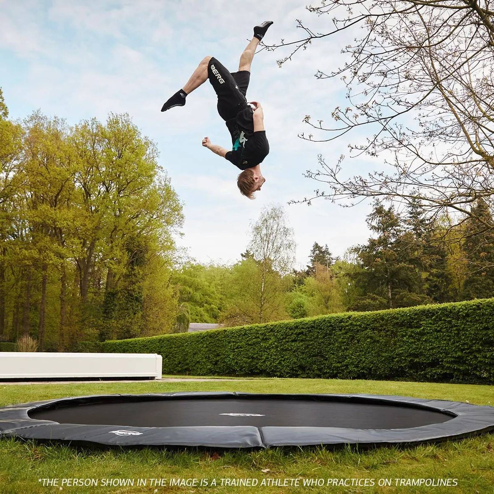 BERG SPORTS Champion FlatGround 430 Trampoline Grey - Image 2
