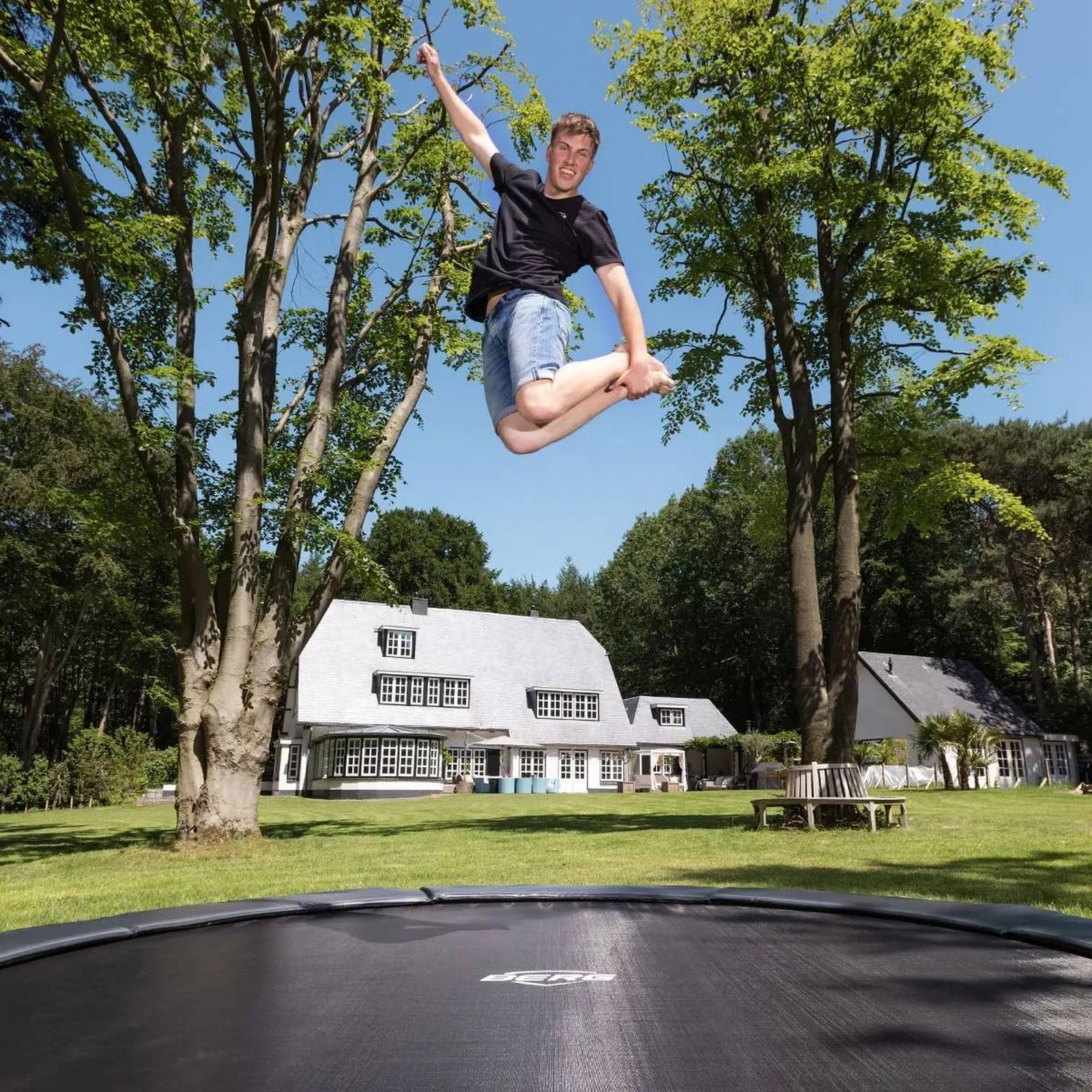 BERG SPORTS Champion InGround 430 Trampoline Grey - Image 3