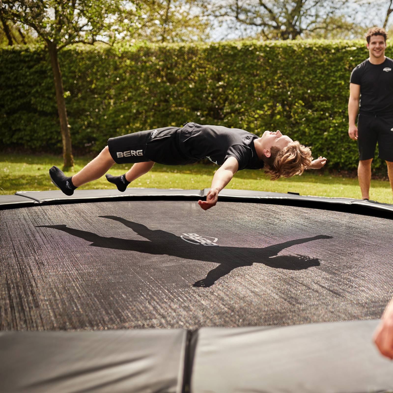 BERG SPORTS Elite FlatGround 380 Trampoline Grey - Image 3