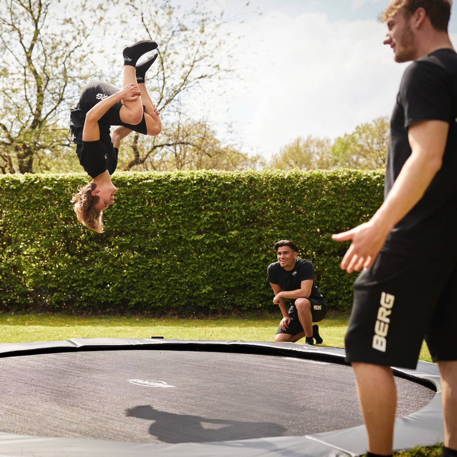 BERG SPORTS Elite FlatGround 430 Trampoline Grey - Image 3
