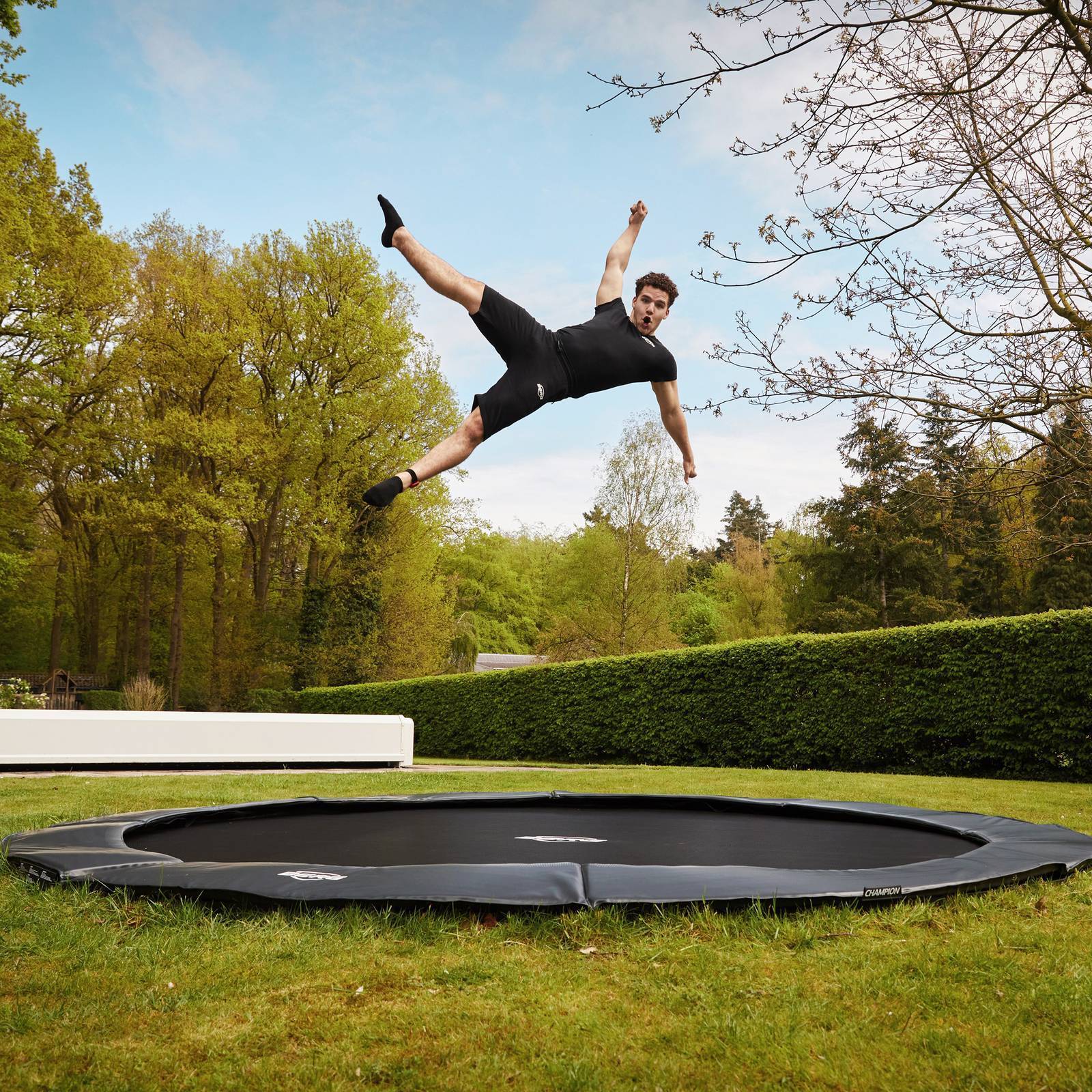 BERG SPORTS Elite FlatGround 430 Trampoline Grey - Image 4