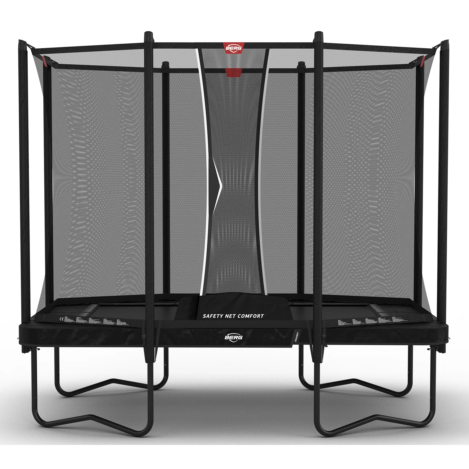 BERG Ultim Favorit Regular 280 Trampoline Black + Safety Net Comfort
