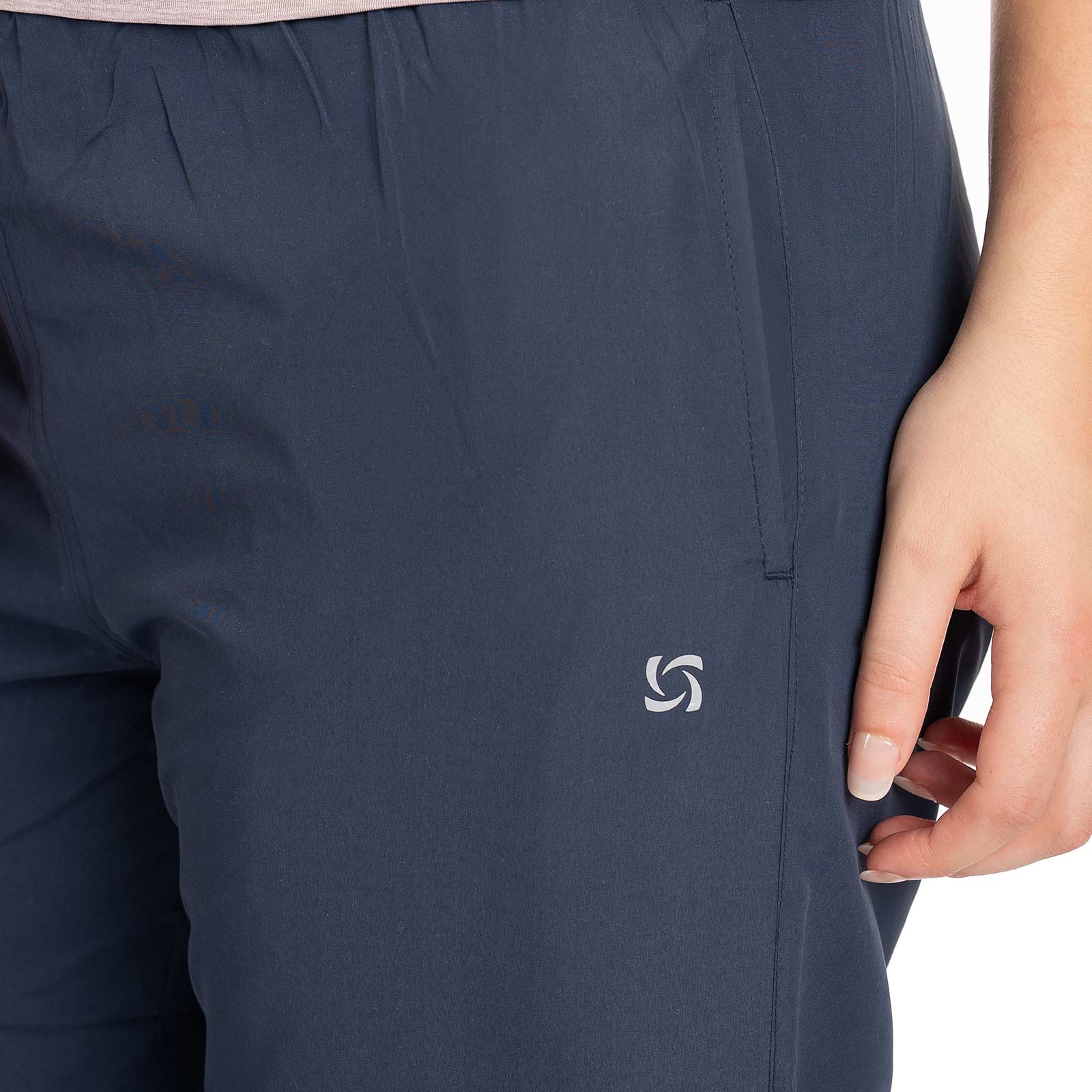 BodyLogic Woven Short Womens Jogger Pant - Image 5