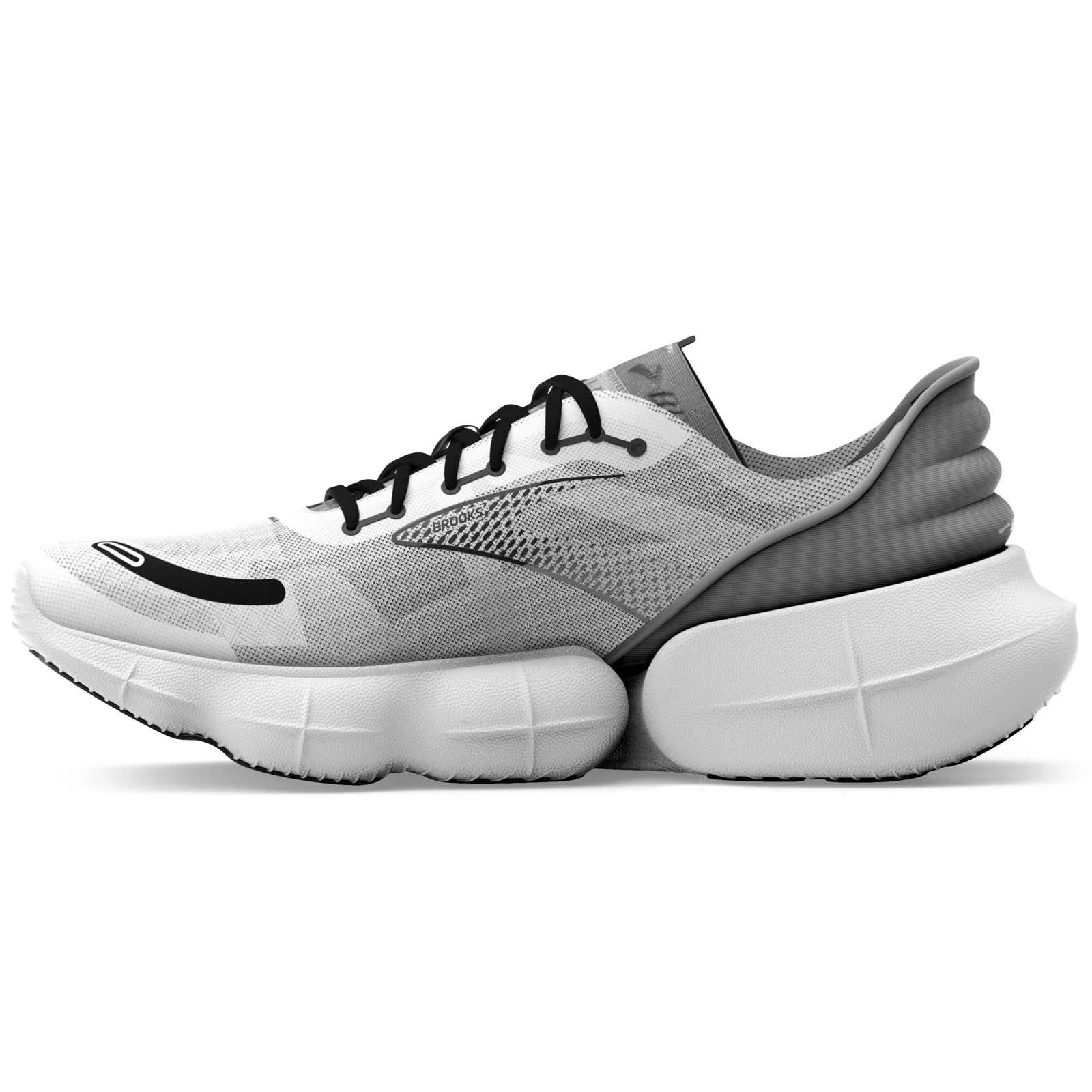 Brooks Aurora Womens White/Black - Image 2
