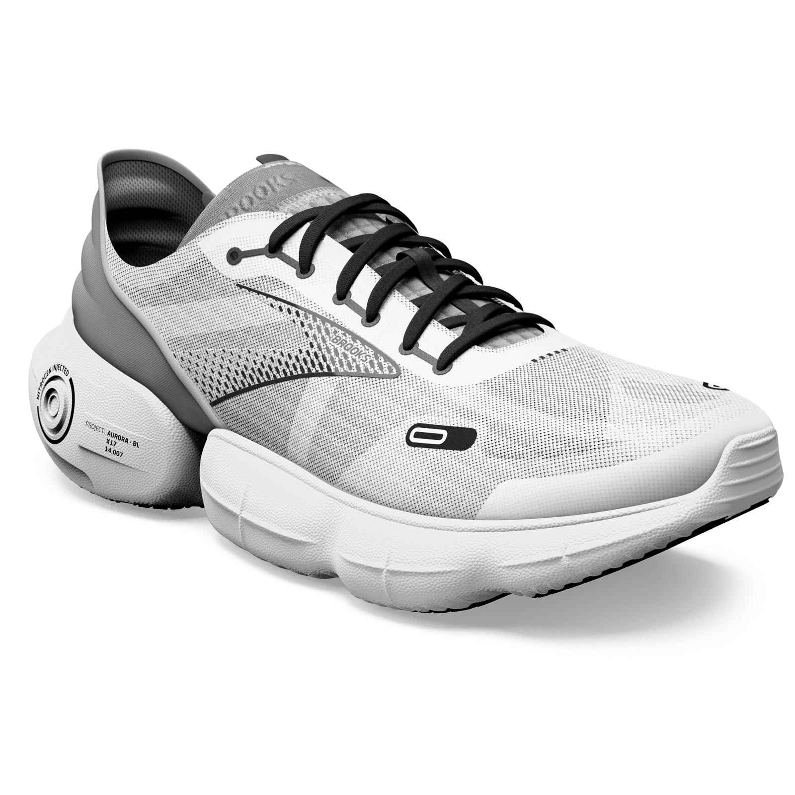 Brooks Aurora Womens White/Black - Image 5