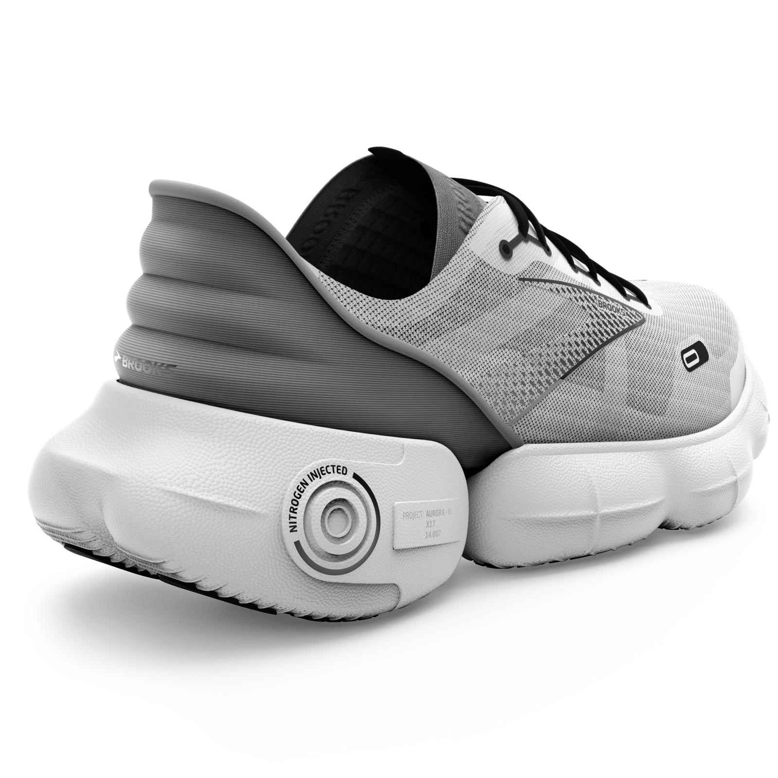 Brooks Aurora Womens White/Black - Image 6