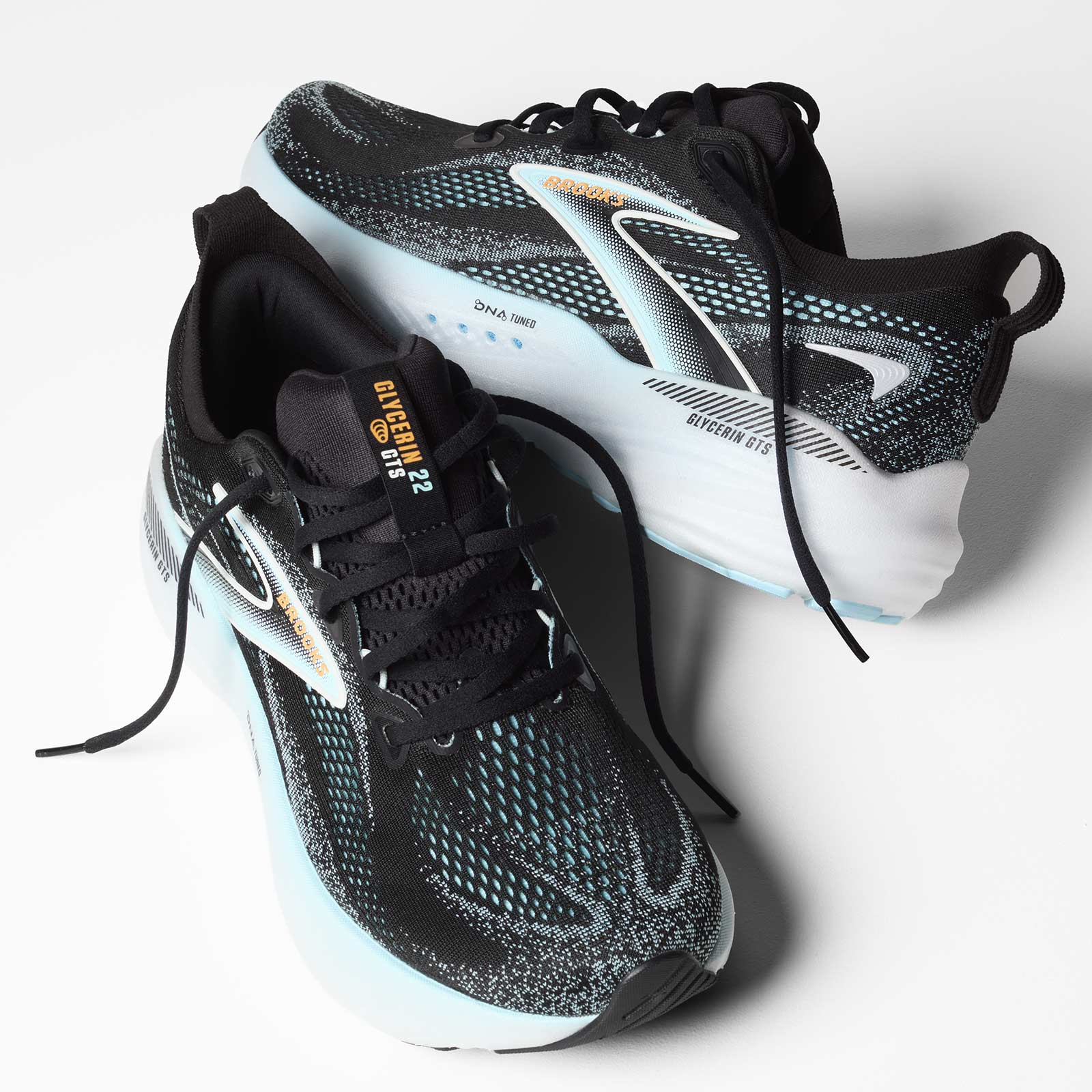 Brooks Mens Glycerin 22  GTS Black - Image 8