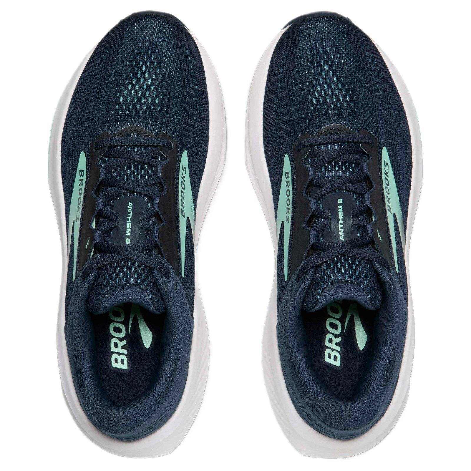 Brooks Womens Anthem 8 Running Shoes Blue - Image 3