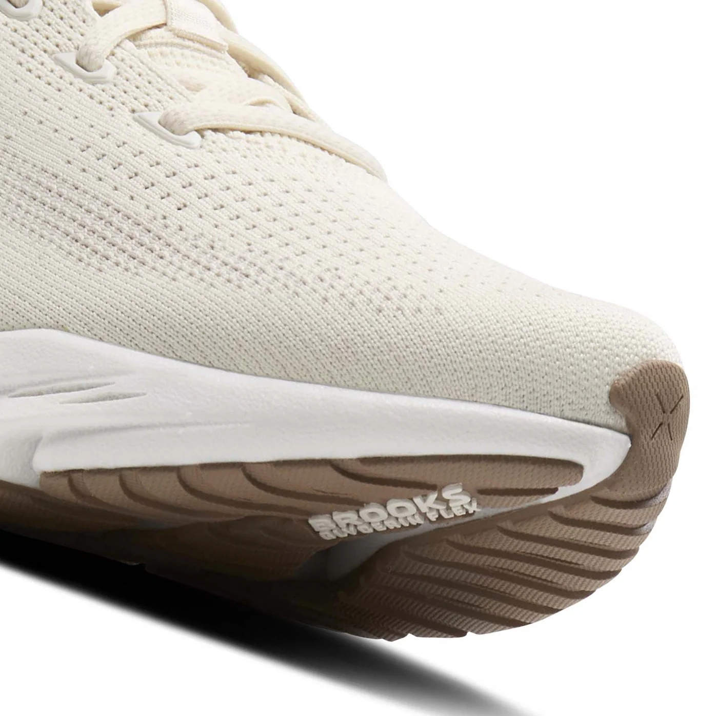 Brooks Womens Glycerin Flex Running Shoes White - Image 5