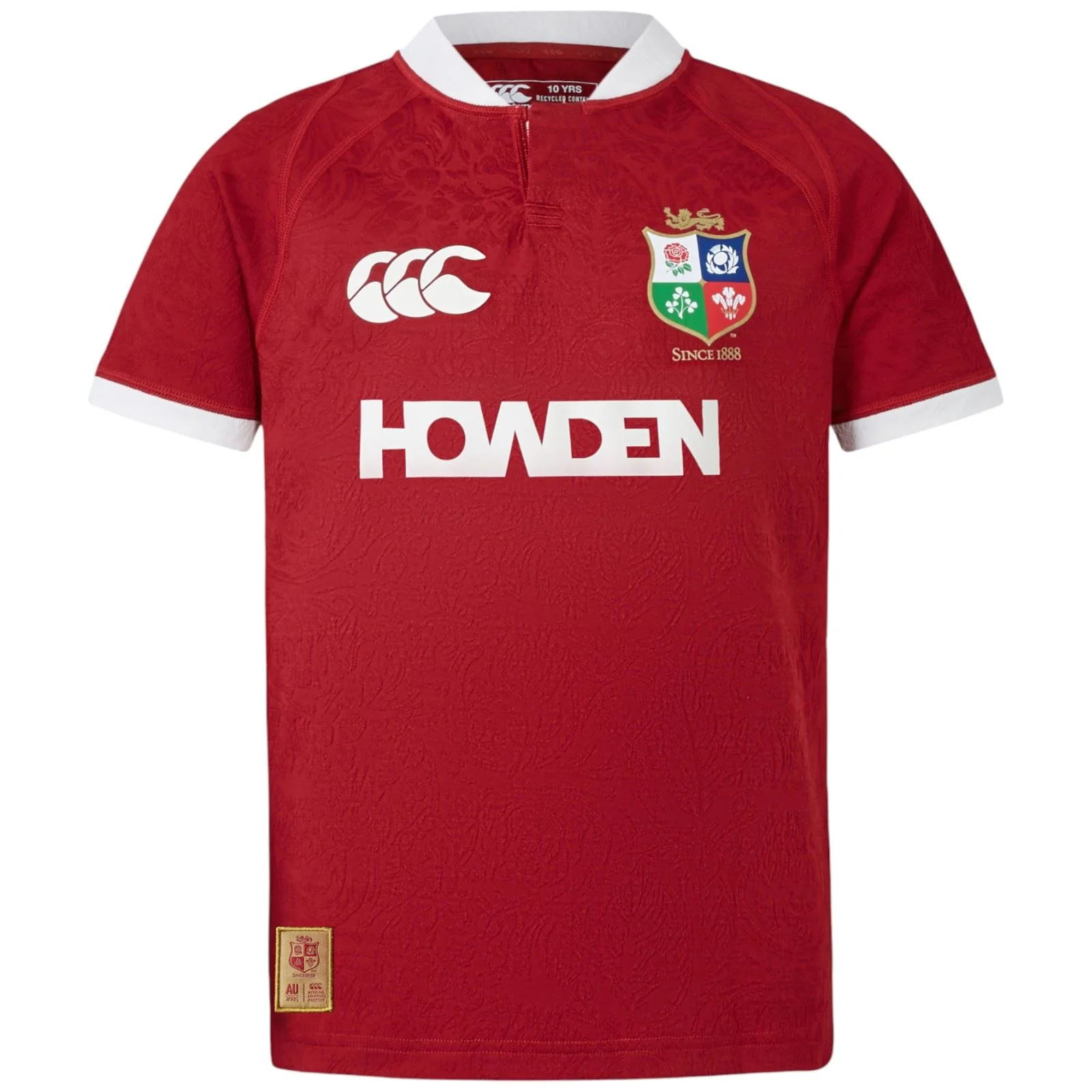 British & Irish Lions Rugby 2024/25 Kids Short Sleeved Replica Jersey