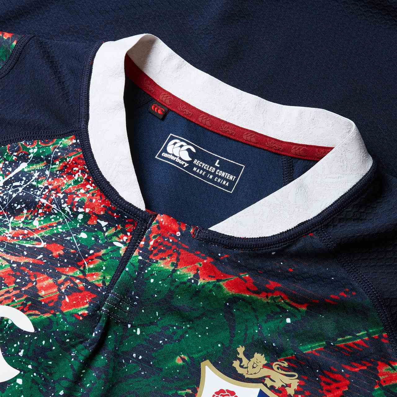 Canterbury British & Irish Lions Rugby Mens Warm Up Jersey - Image 11