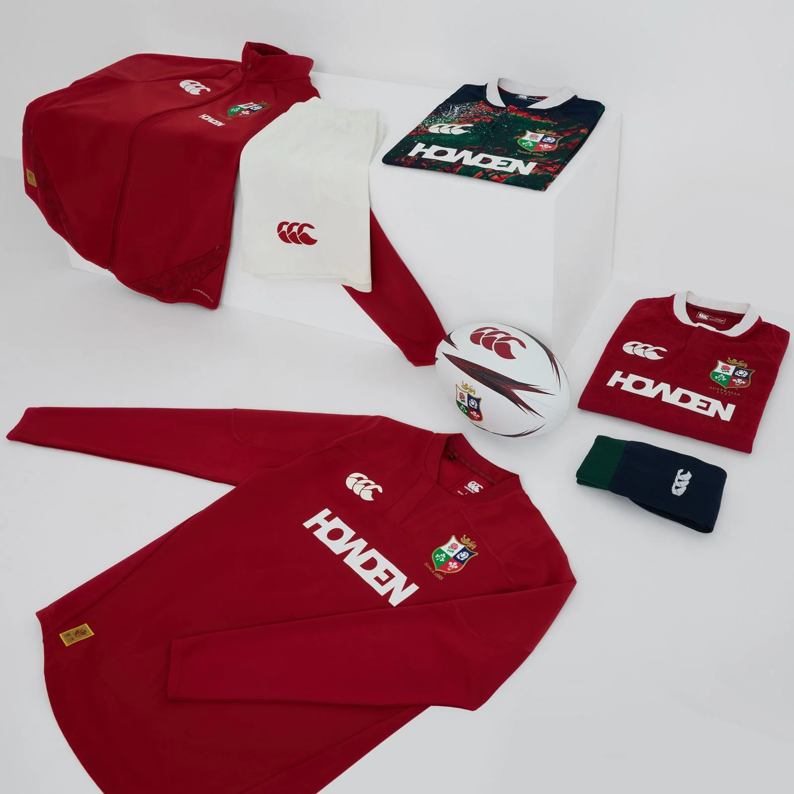 Canterbury British & Irish Lions Rugby Mens Warm Up Jersey - Image 15