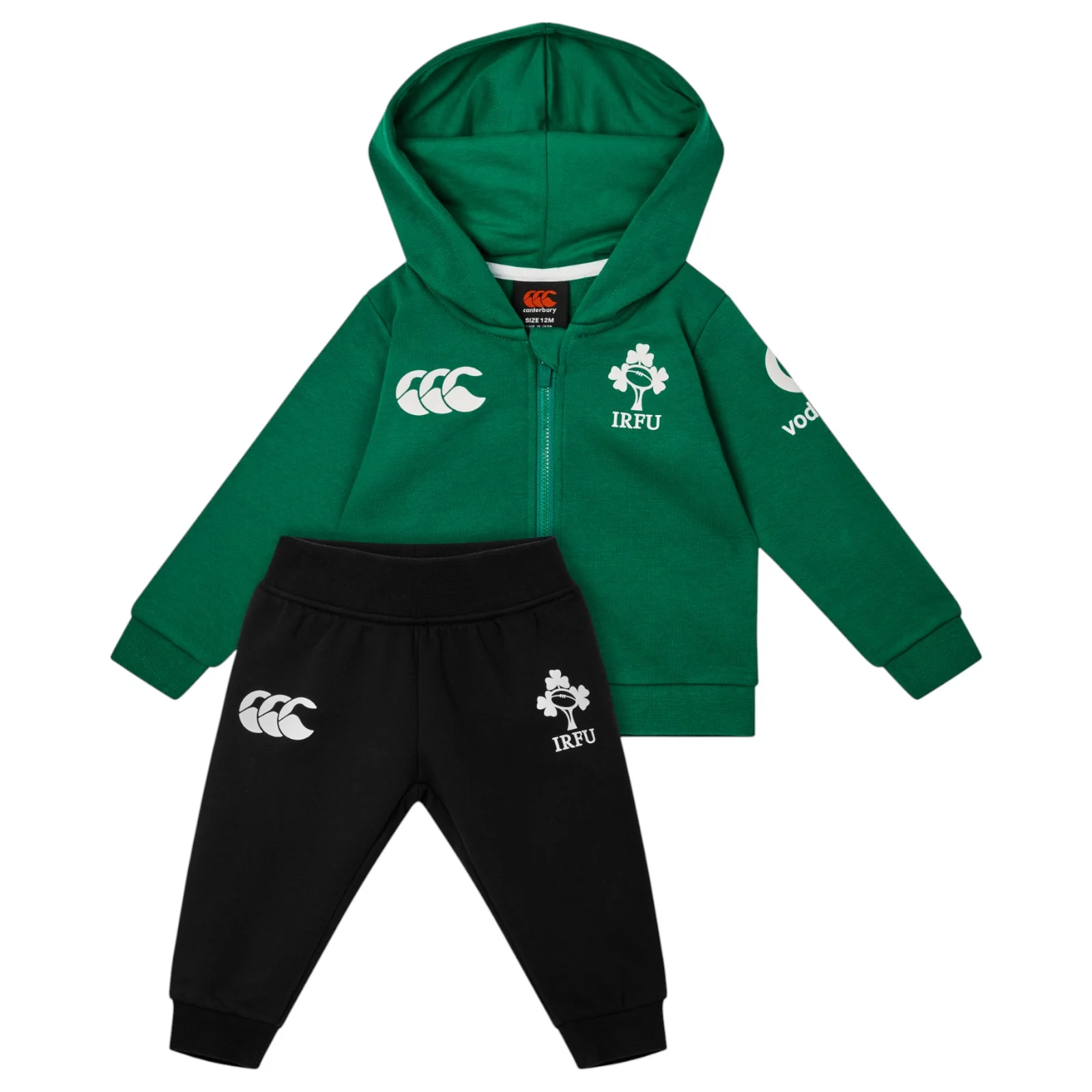 Canterbury IRFU Ireland Rugby 2025/26 Infant Tracksuit Set