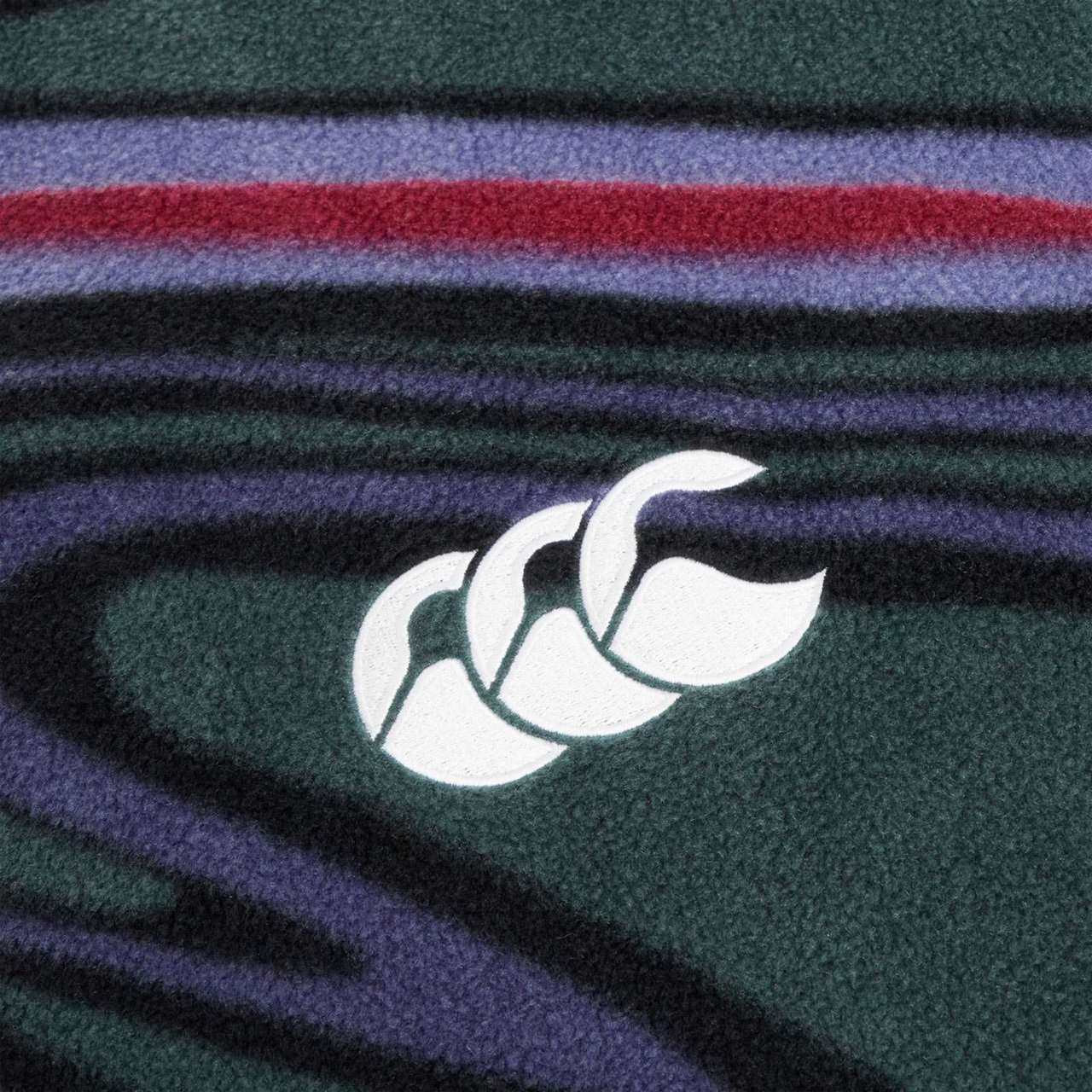 Canterbury Ireland IRFU Rugby Unisex Half-Zip Retro Fleece - Image 6