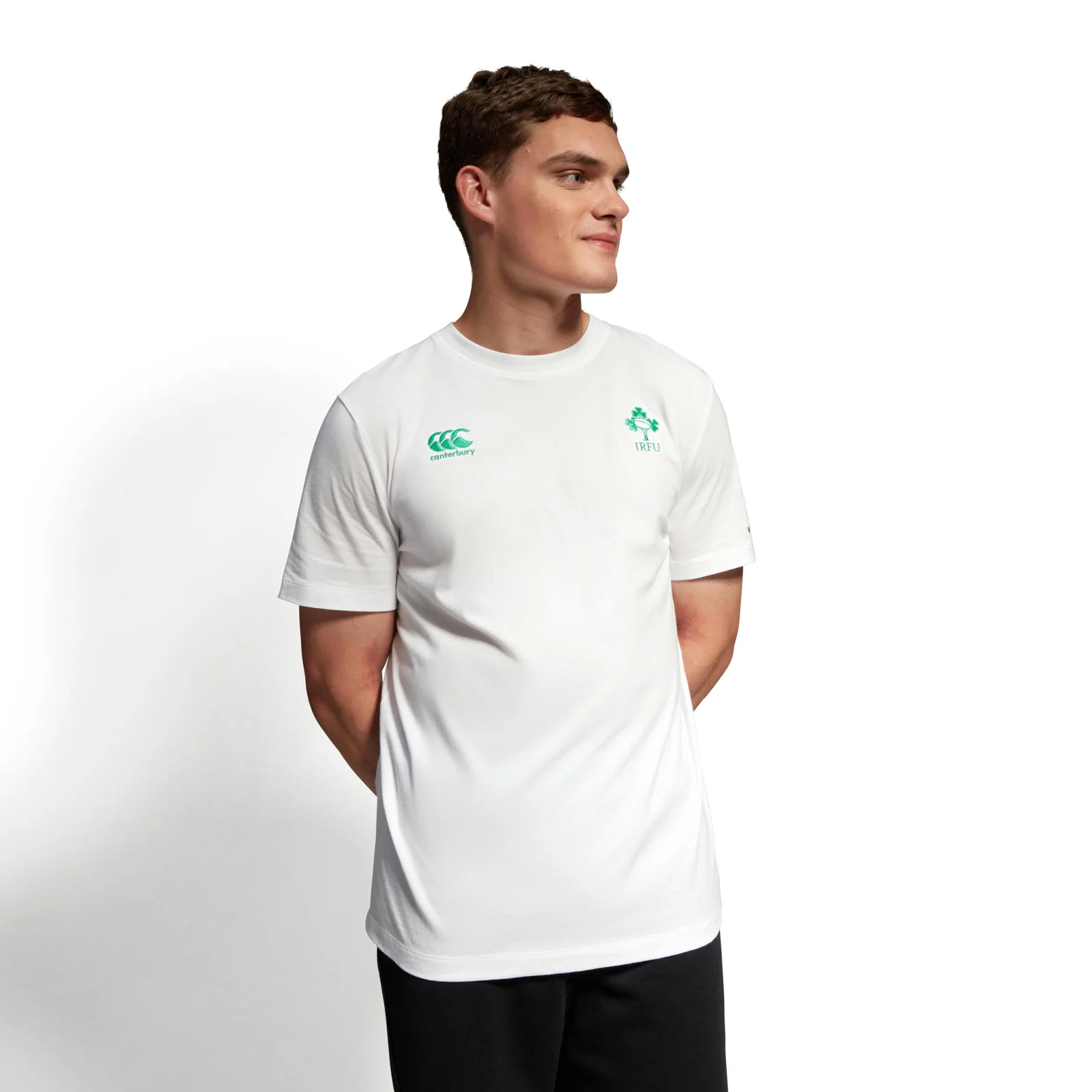 Canterbury Ireland Rugby IRFU 2023/24 Organic Cotton T-Shirt - Image 2