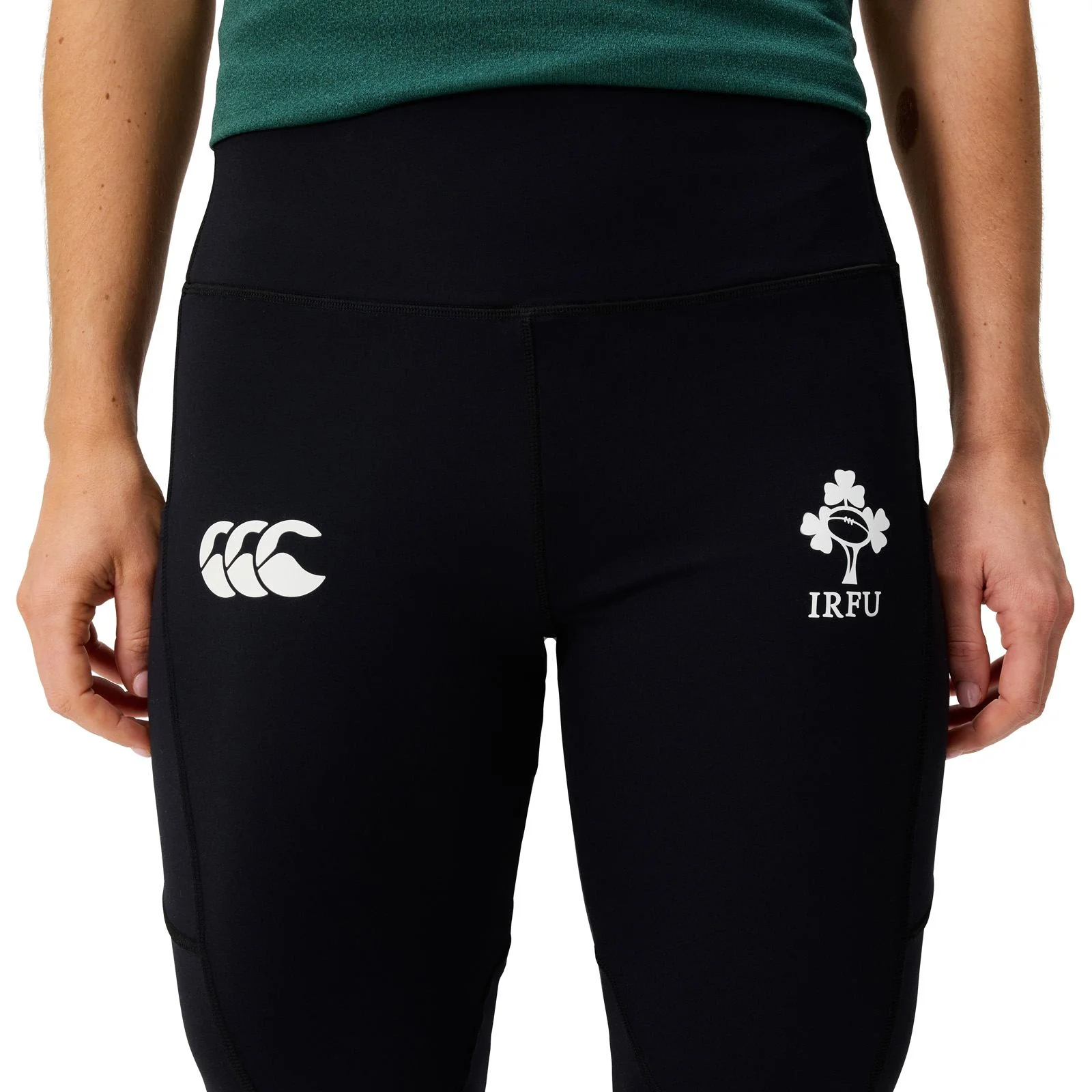 Canterbury IRFU Ireland Rugby 2025/26 Womens Pocket Leggings - Image 4