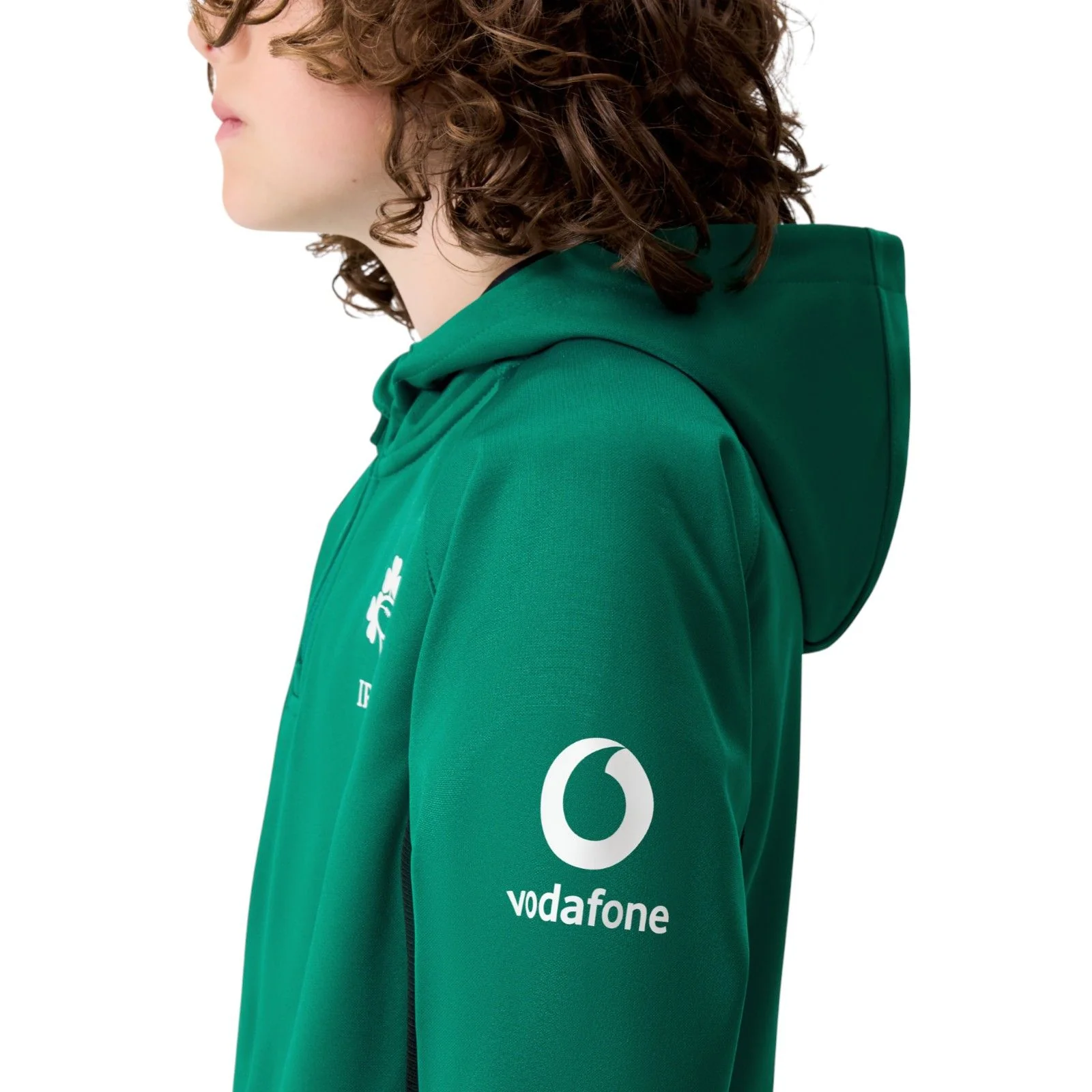 Canterbury IRFU Ireland Rugby Kids Half-Zip Training Hoodie - Image 5