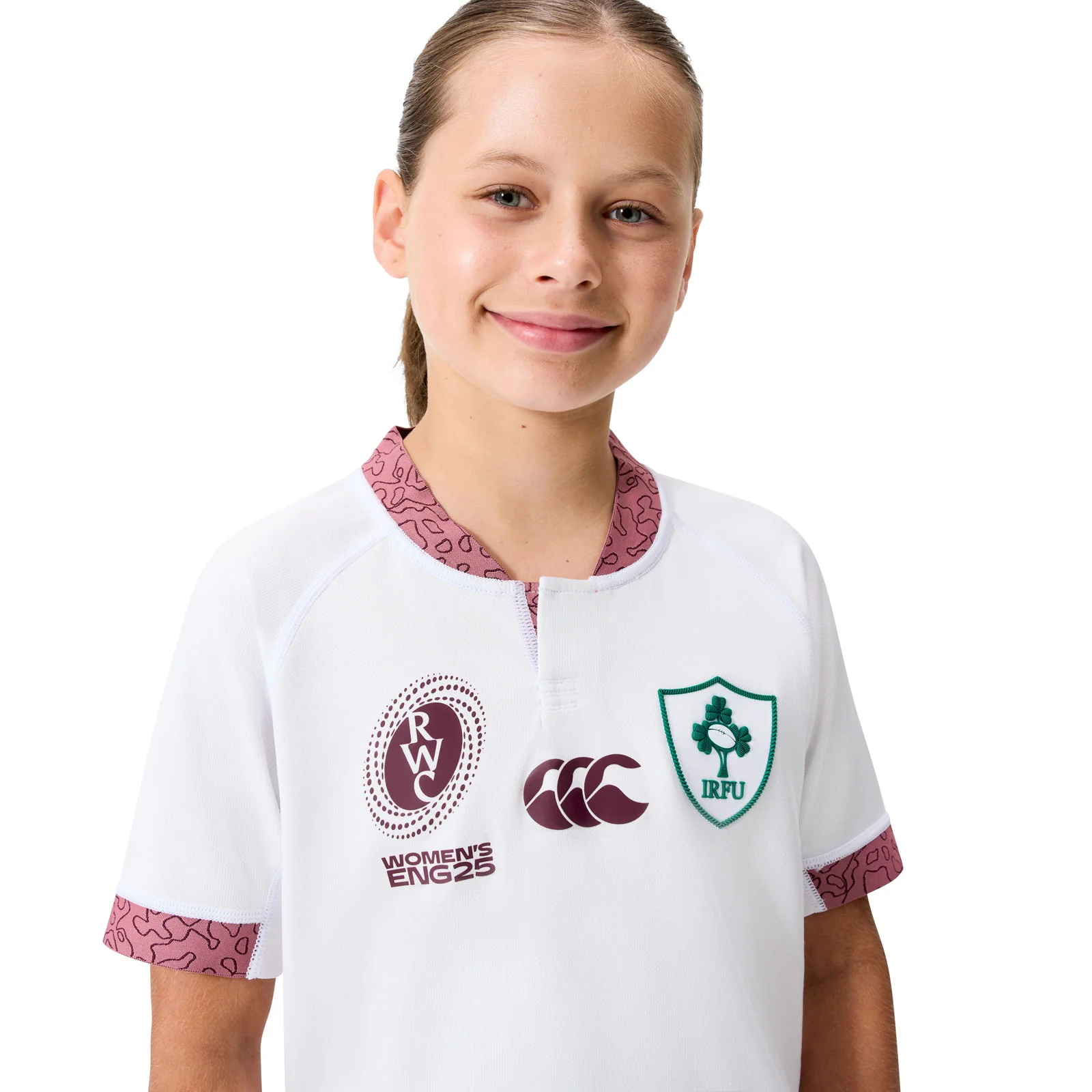 Canterbury IRFU Ireland Rugby WRWC 2025/26 Kids Alternate Pro Jersey - Image 5