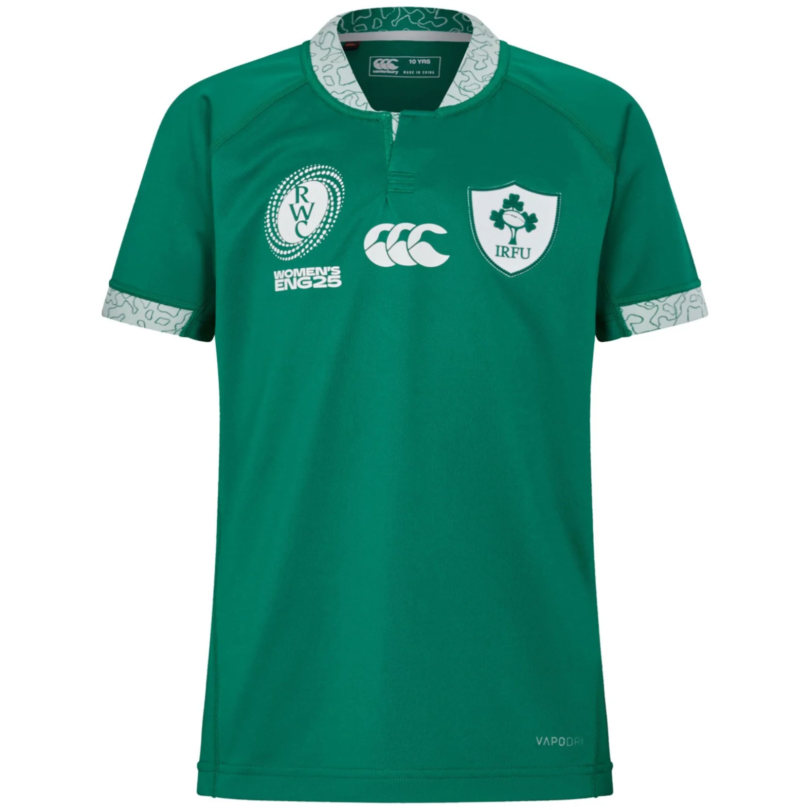 Canterbury IRFU Rugby WRWC 2025/26 Kids Home Pro Jersey