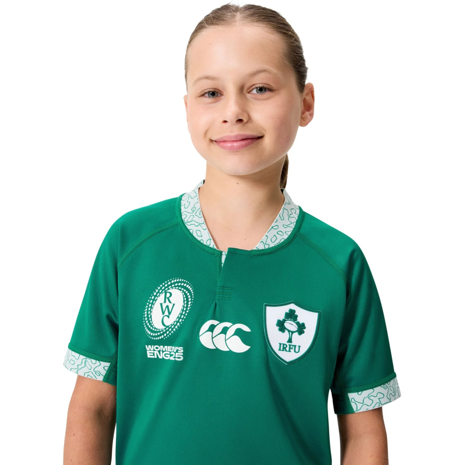 Canterbury IRFU Rugby WRWC 2025/26 Kids Home Pro Jersey - Image 5