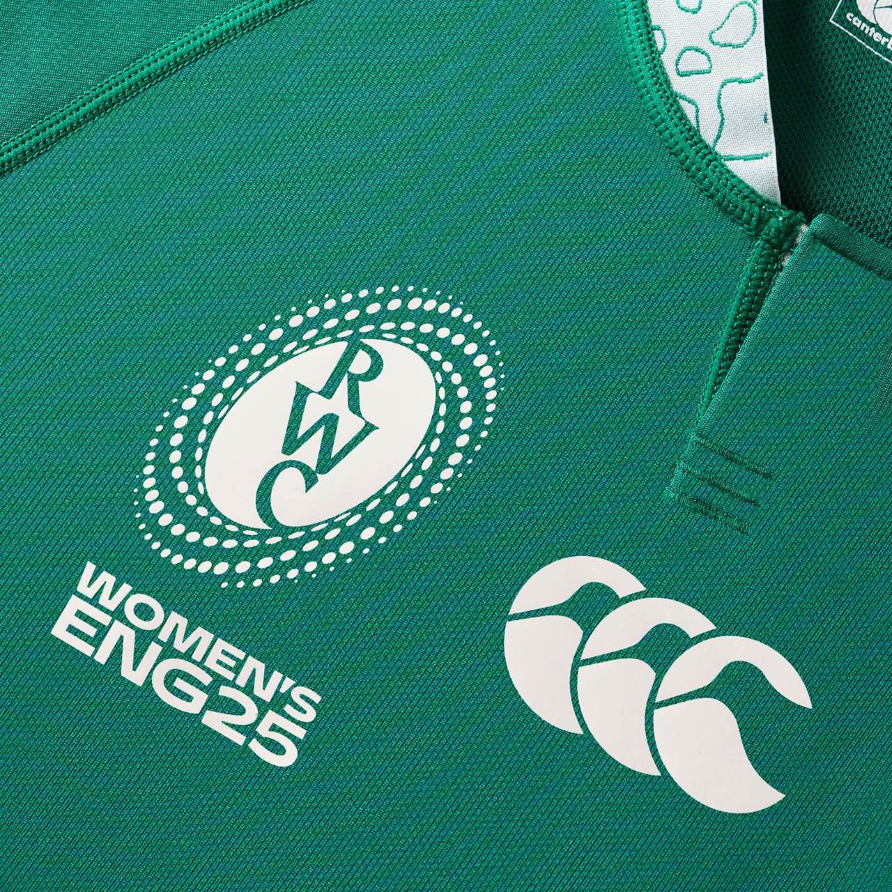 Canterbury IRFU Ireland Rugby Womens RWC 2025/26 Home Pro Jersey - Image 7