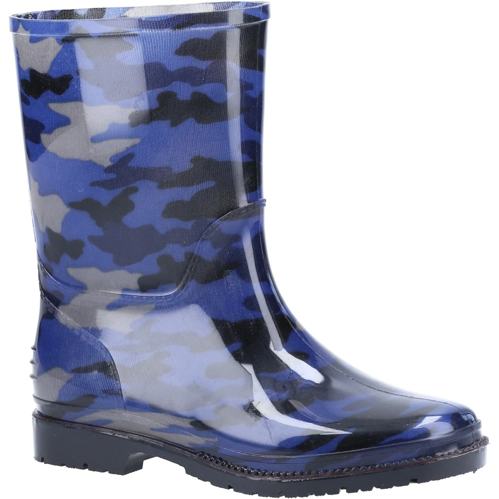 Cotswold Infant Girls Pvc Wellington Navy Camo - Image 4