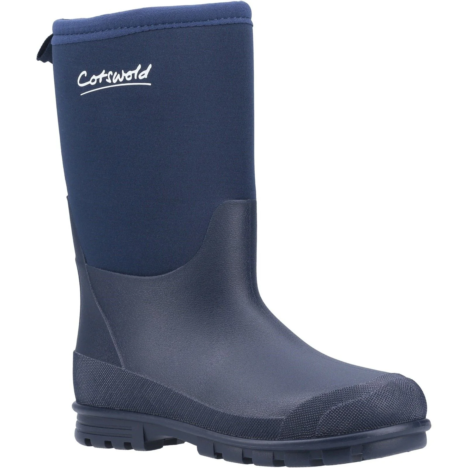Cotswold Junior Kids Hilly Neoprene Childrens Wellington Boot Navy - Image 6