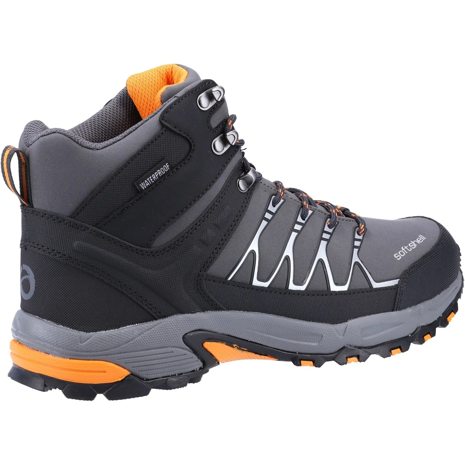 Cotswold Mens Abbeydale Mid Hiker Grey/Orange - Image 3