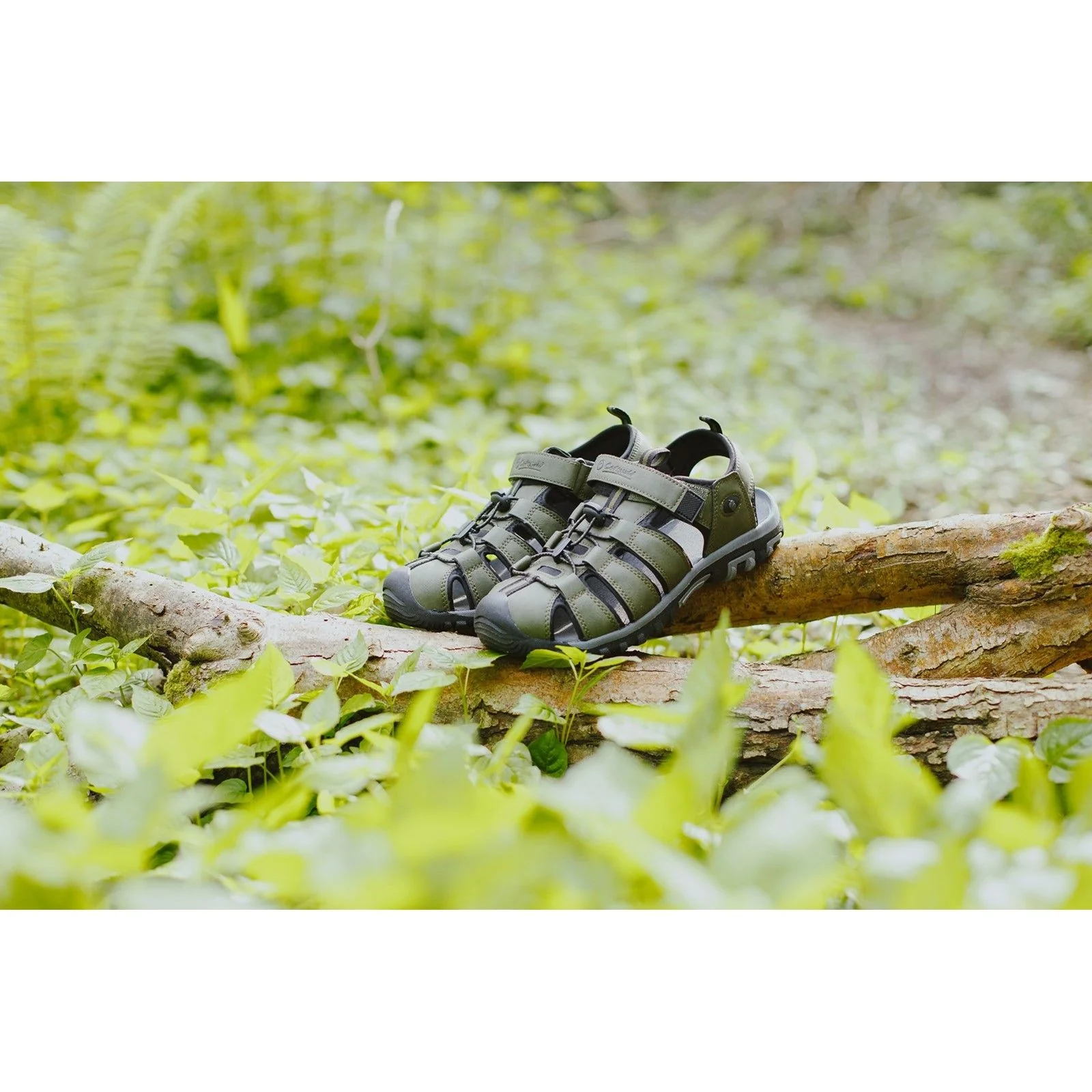 Cotswold Mens Furze Sandals Khaki - Image 5